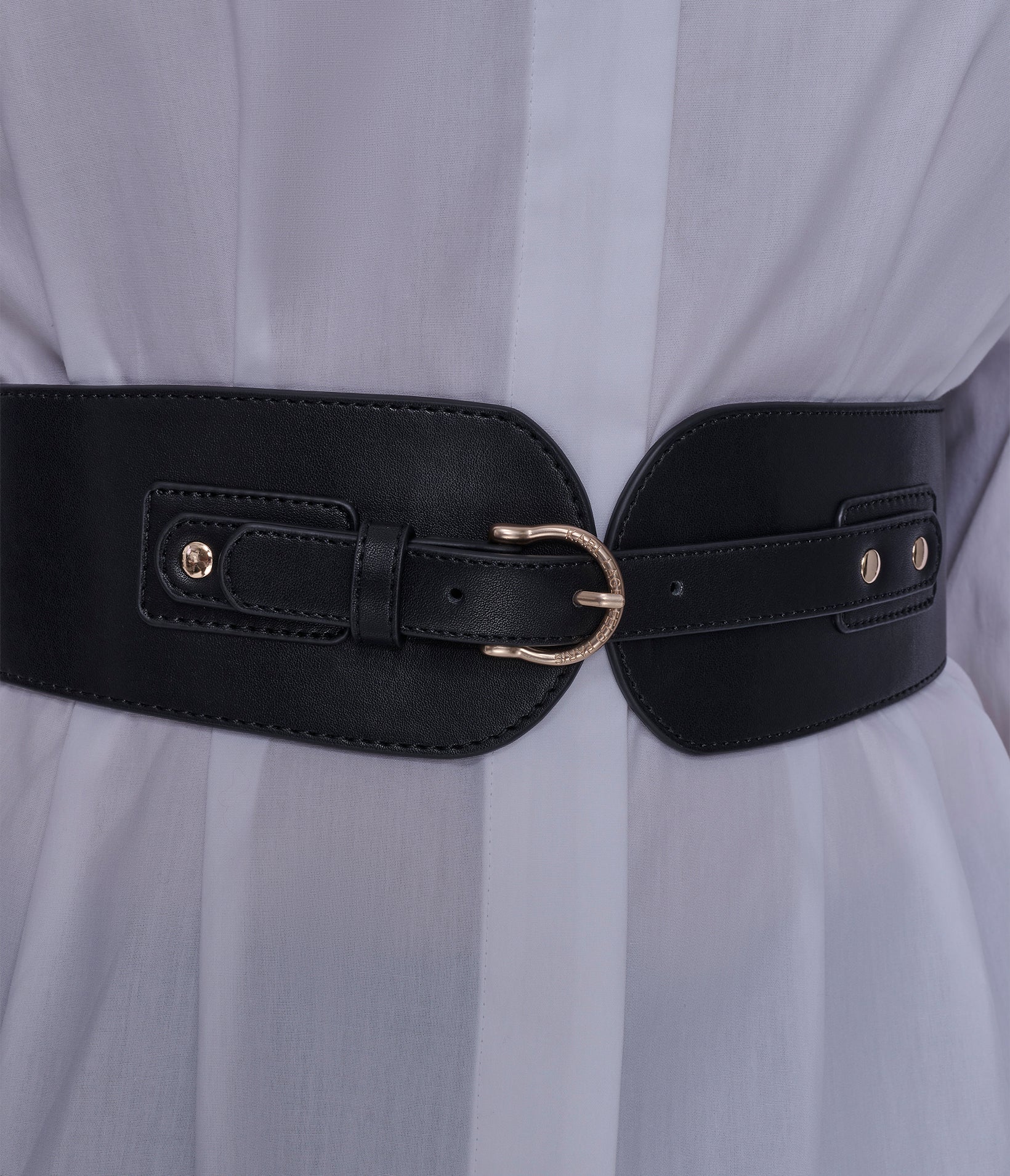 BELTED POPLIN SHIRT - Image 6
