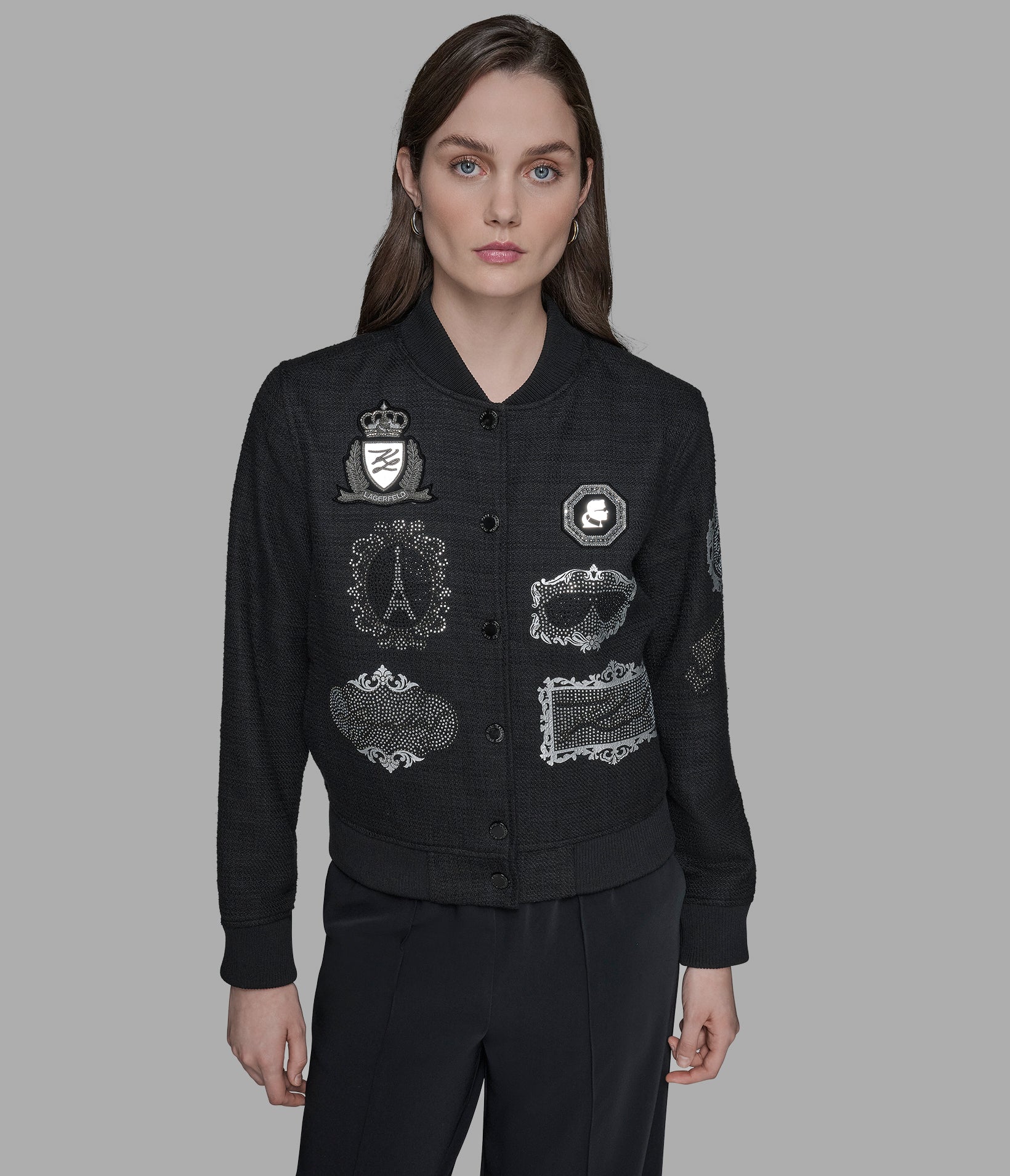 BOMBER JACKET WITH PATCHES - Image 5