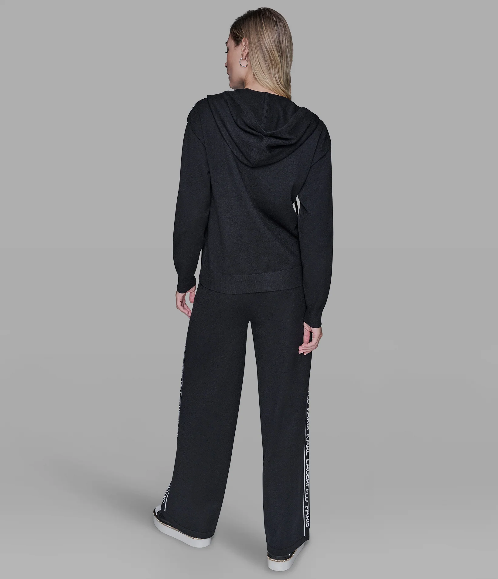 LOGO FULL-ZIP SWEATER WITH HOODIE - Image 5