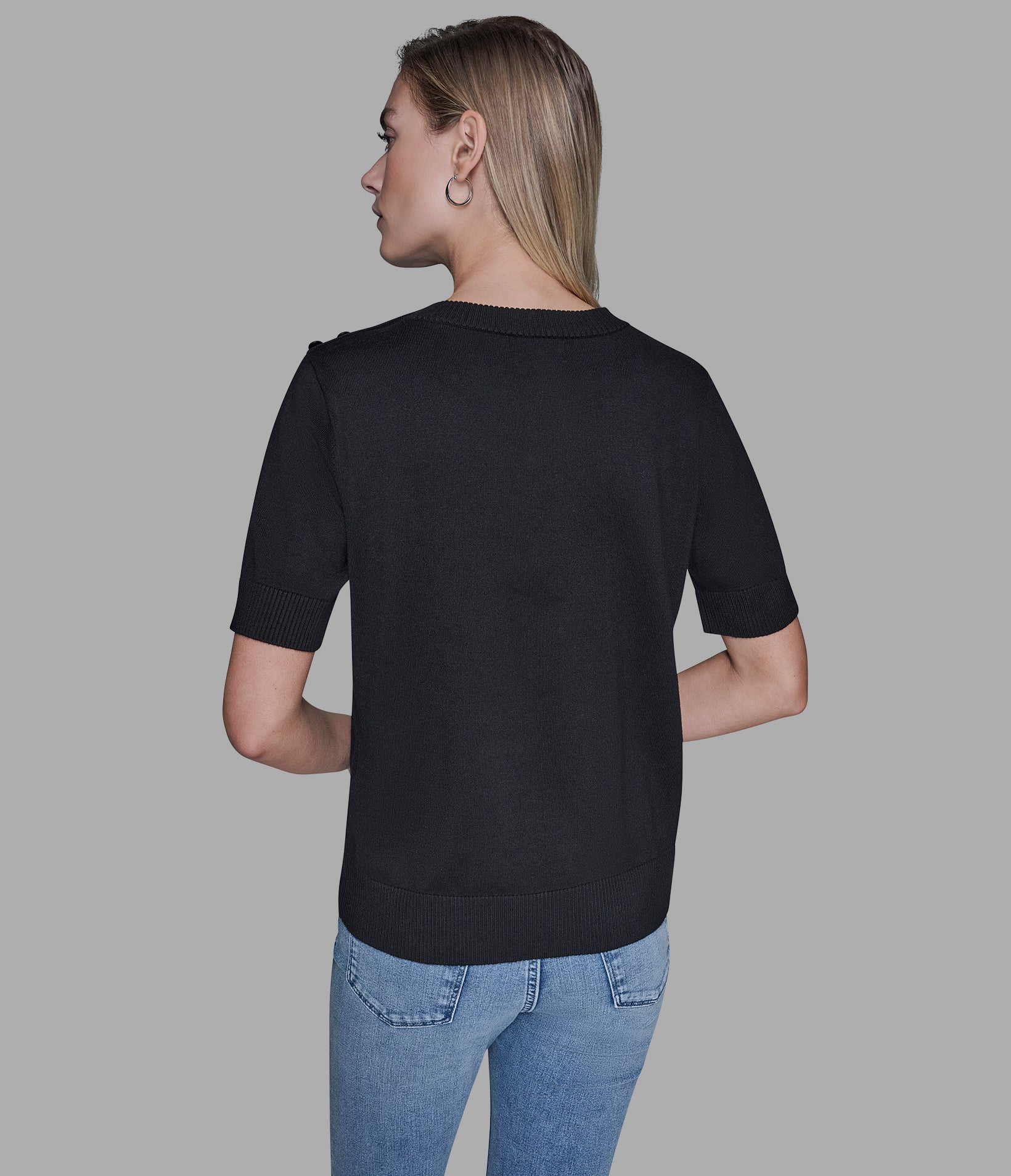 SHORT SLEEVE WHIMSY SWEATER - Image 3