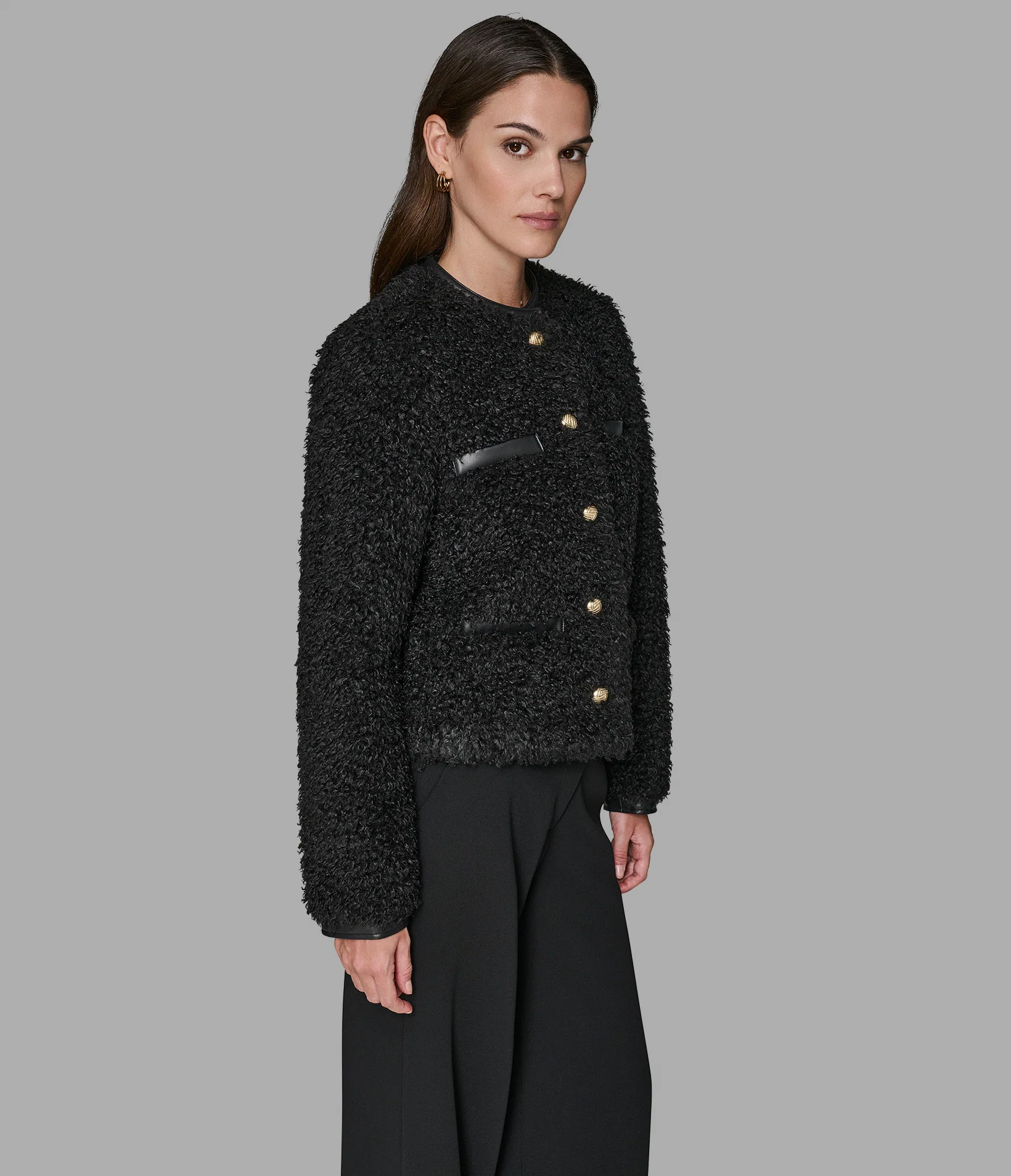 FAUX SHEARLING COAT - Image 4