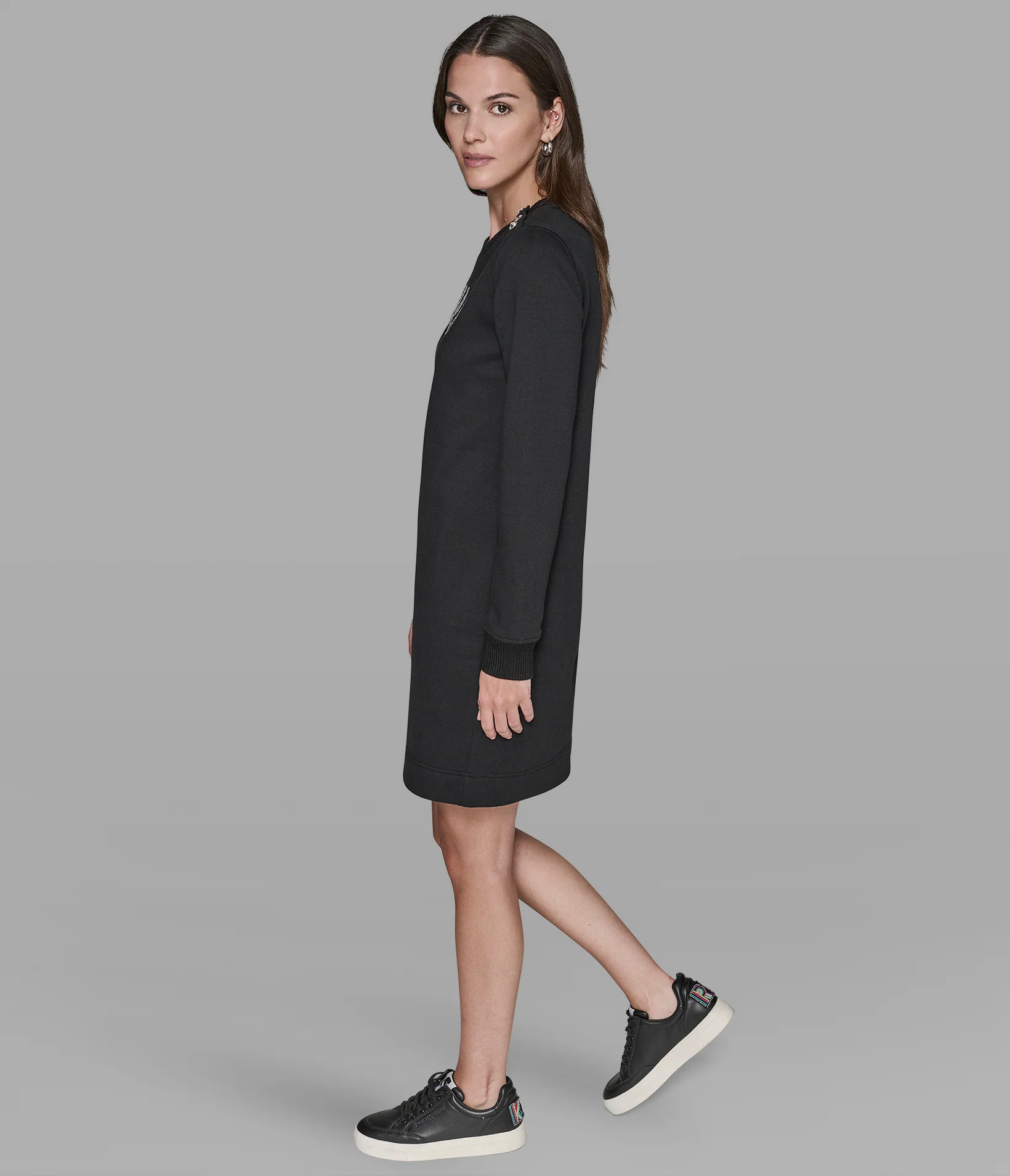 LOGO SWEATSHIRT DRESS - Image 3