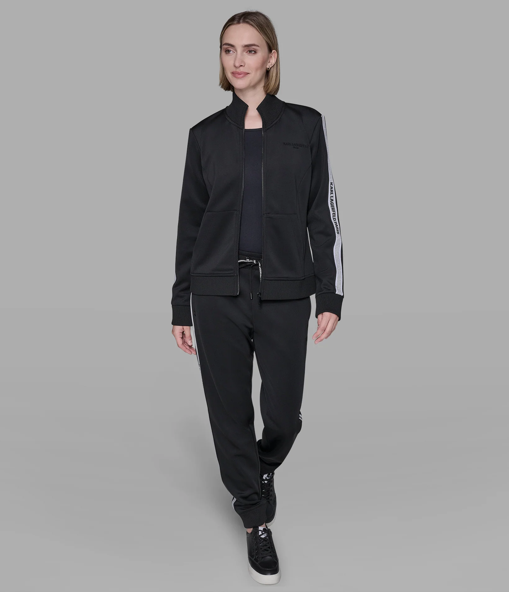 CO-ORD LOGO TAPE TRACK JACKET - Image 3