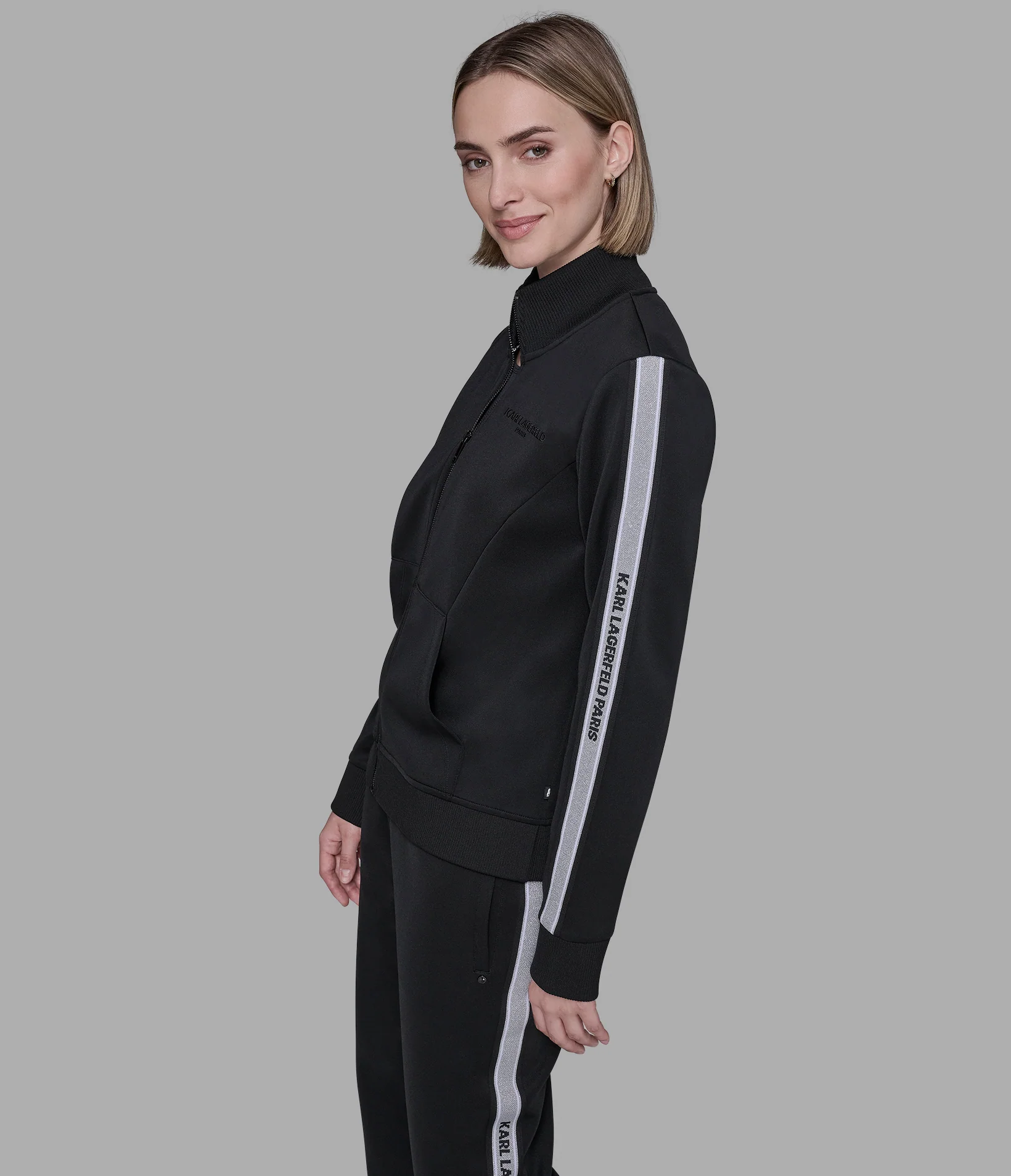 CO-ORD LOGO TAPE TRACK JACKET - Image 4