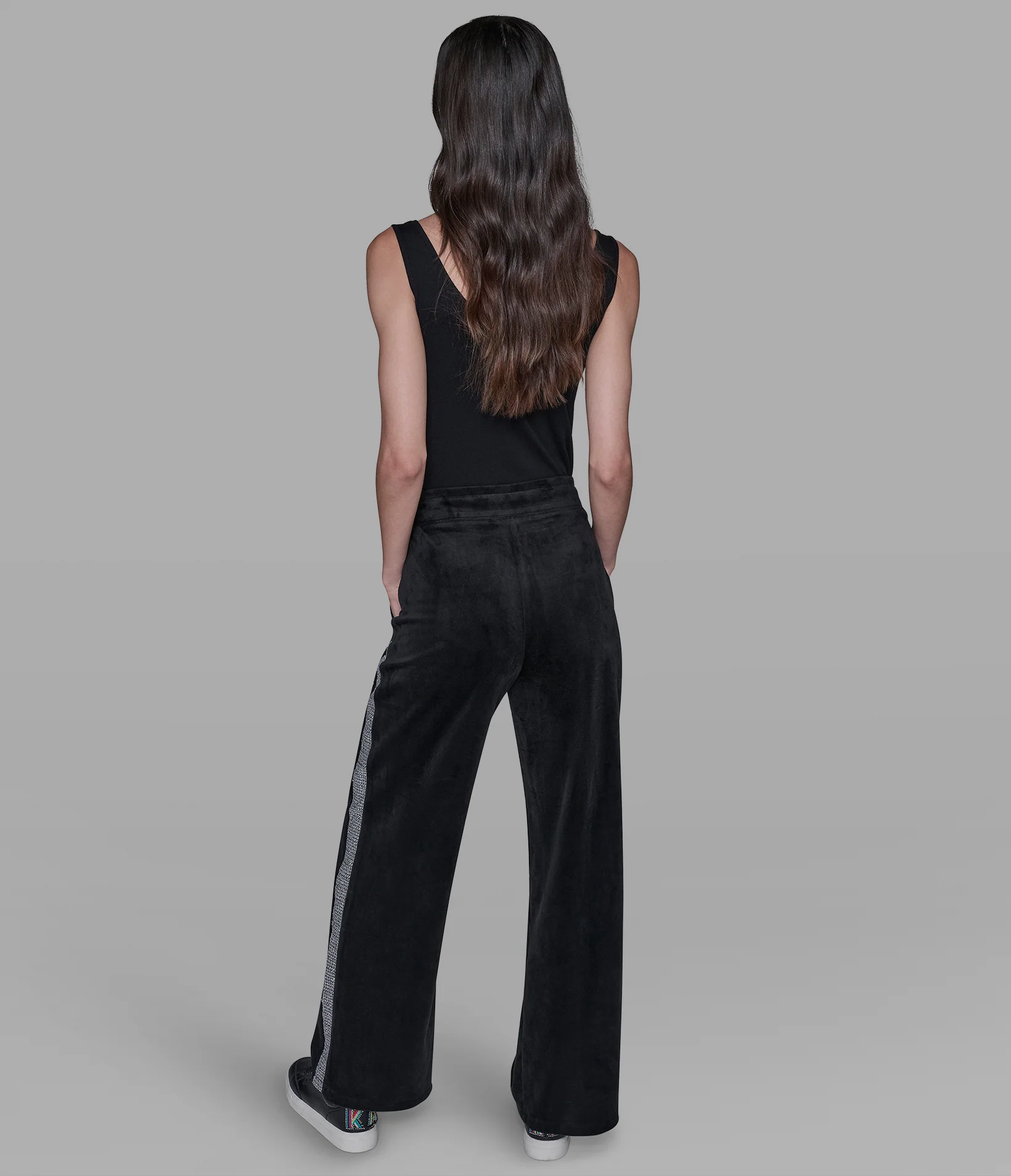 CO-ORD VELOUR RHINESTONE JOGGER - Image 5