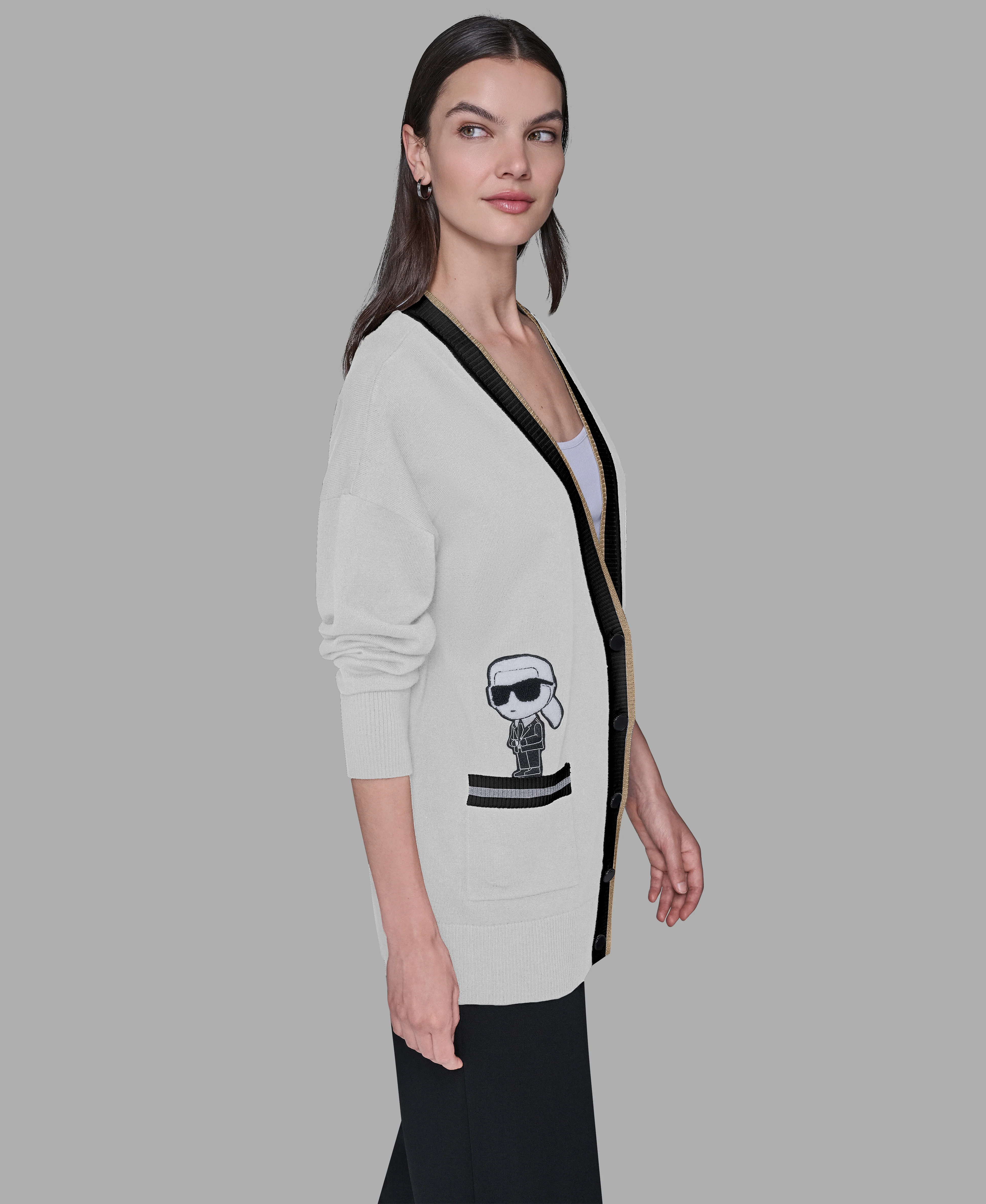 VARSITY CARDIGAN WITH PATCHES - Image 4
