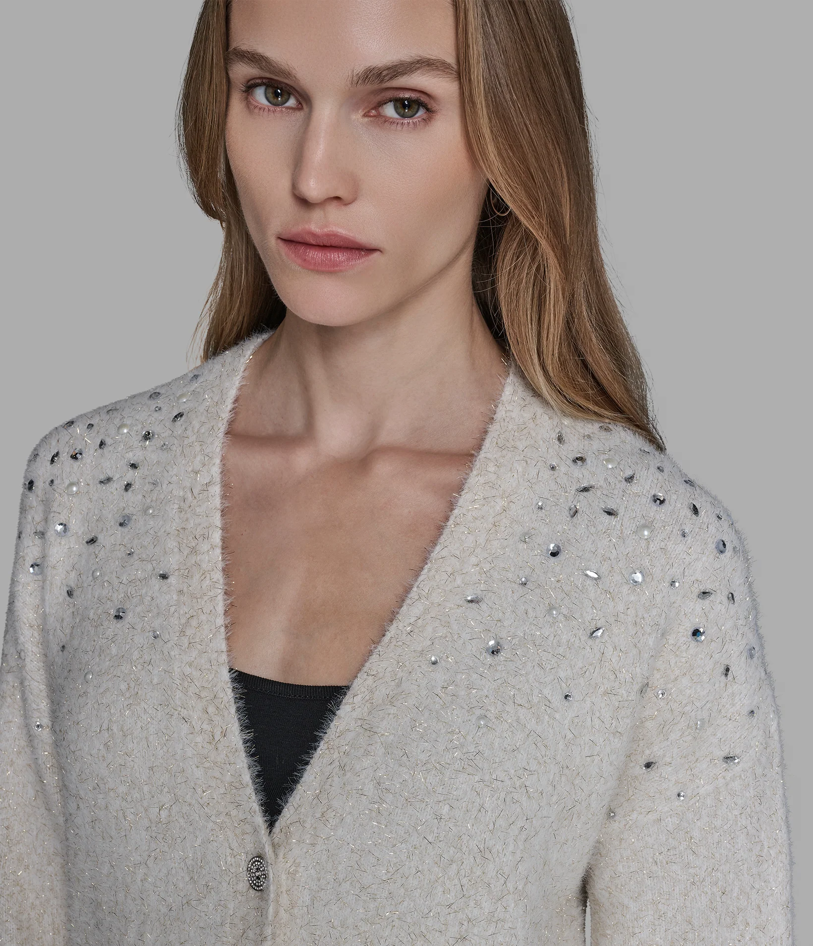 EMBELLISHED CARDIGAN WITH POCKETS - Image 5