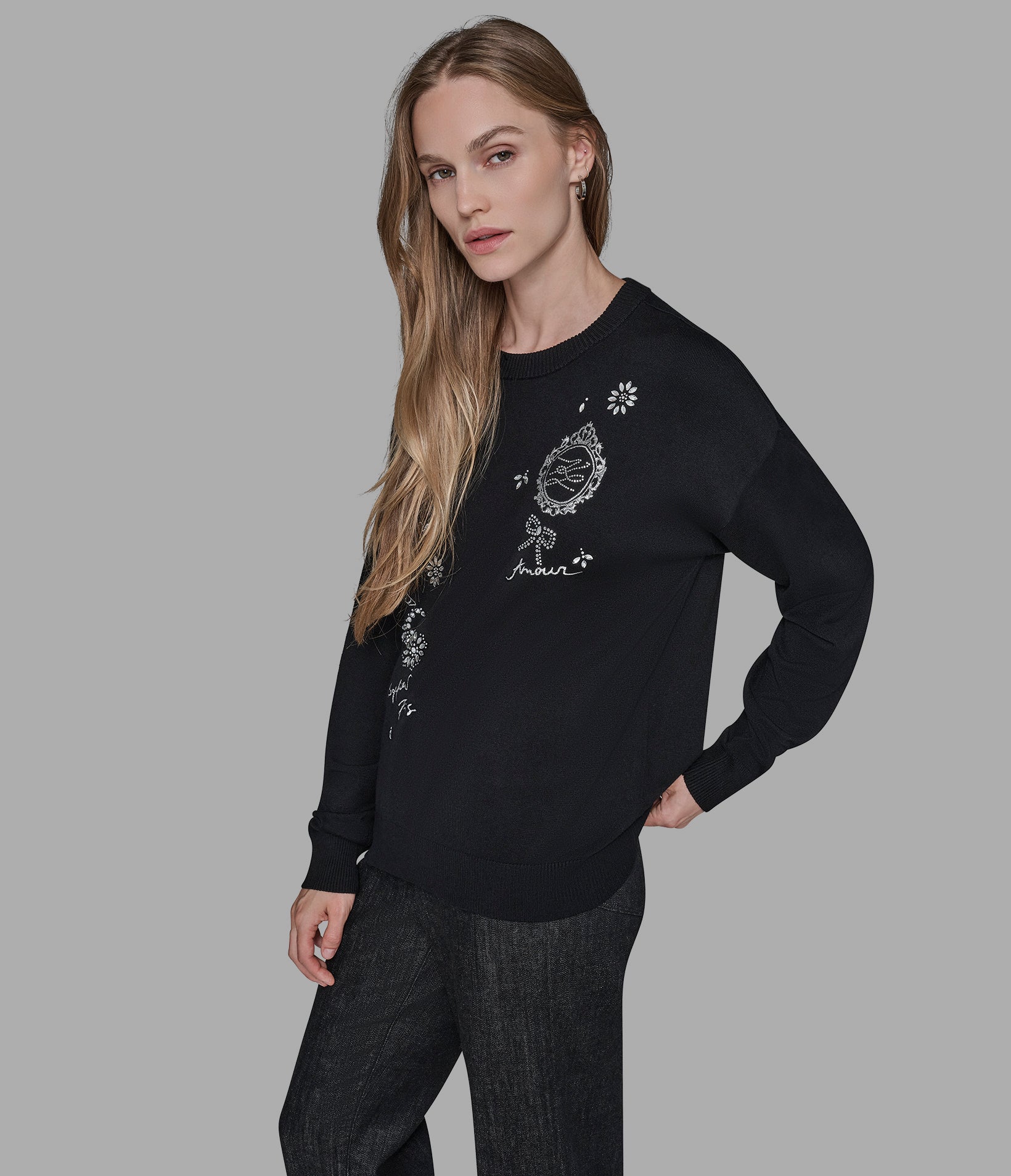 EMBELLISHED WHIMSY SWEATER - Image 3