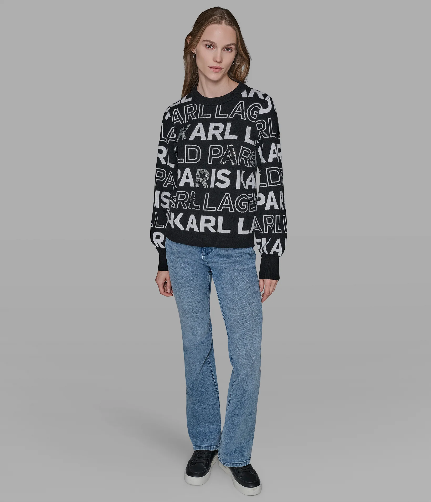 LOGO EMBELLISHED SWEATER - Image 4
