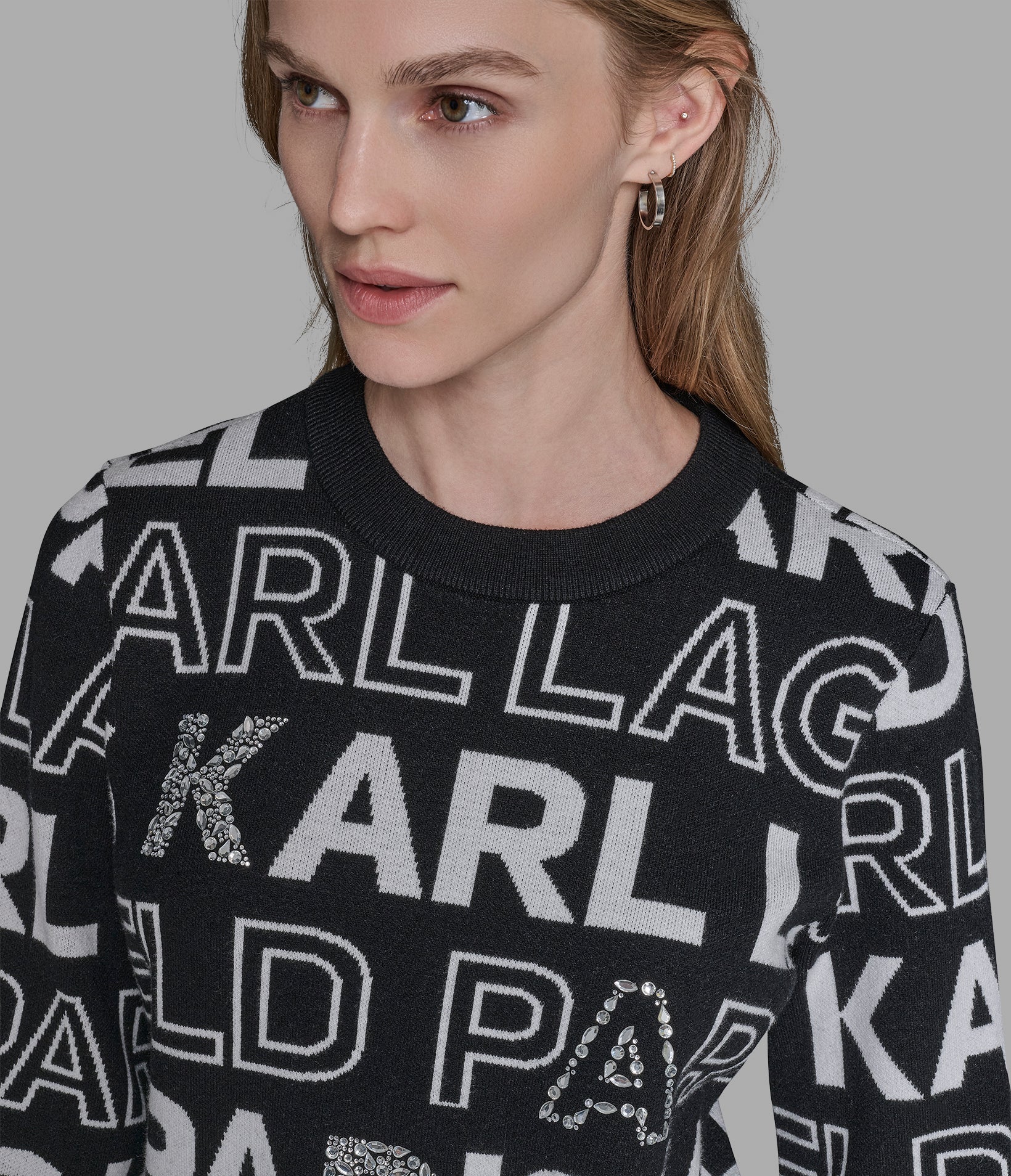 LOGO EMBELLISHED SWEATER - Image 5