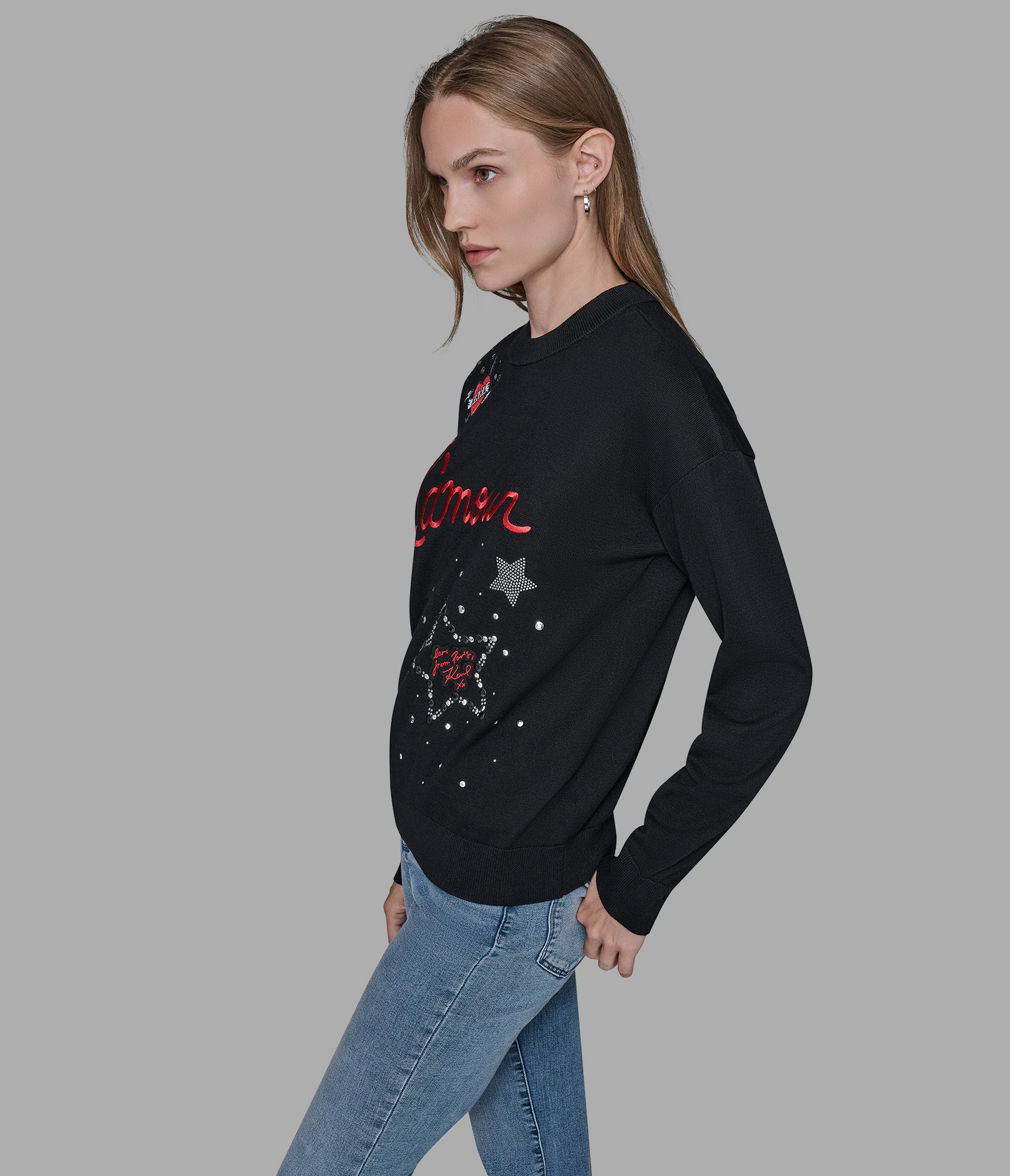 LAMOUR EMBELLISHED SWEATER - Image 4