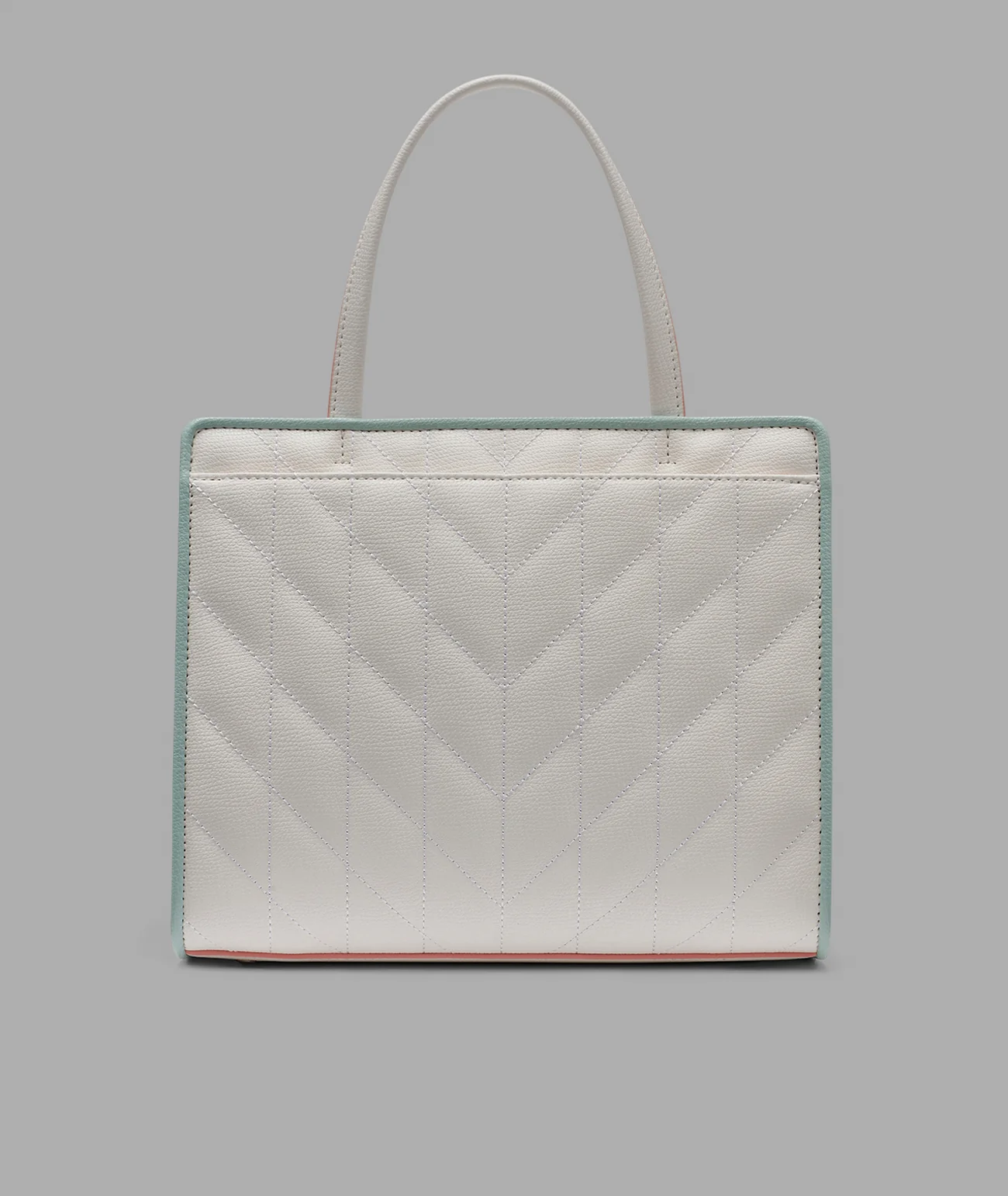 MAYBELLE SATCHEL WITH PINS AND CONTRAST TRIM - Image 3