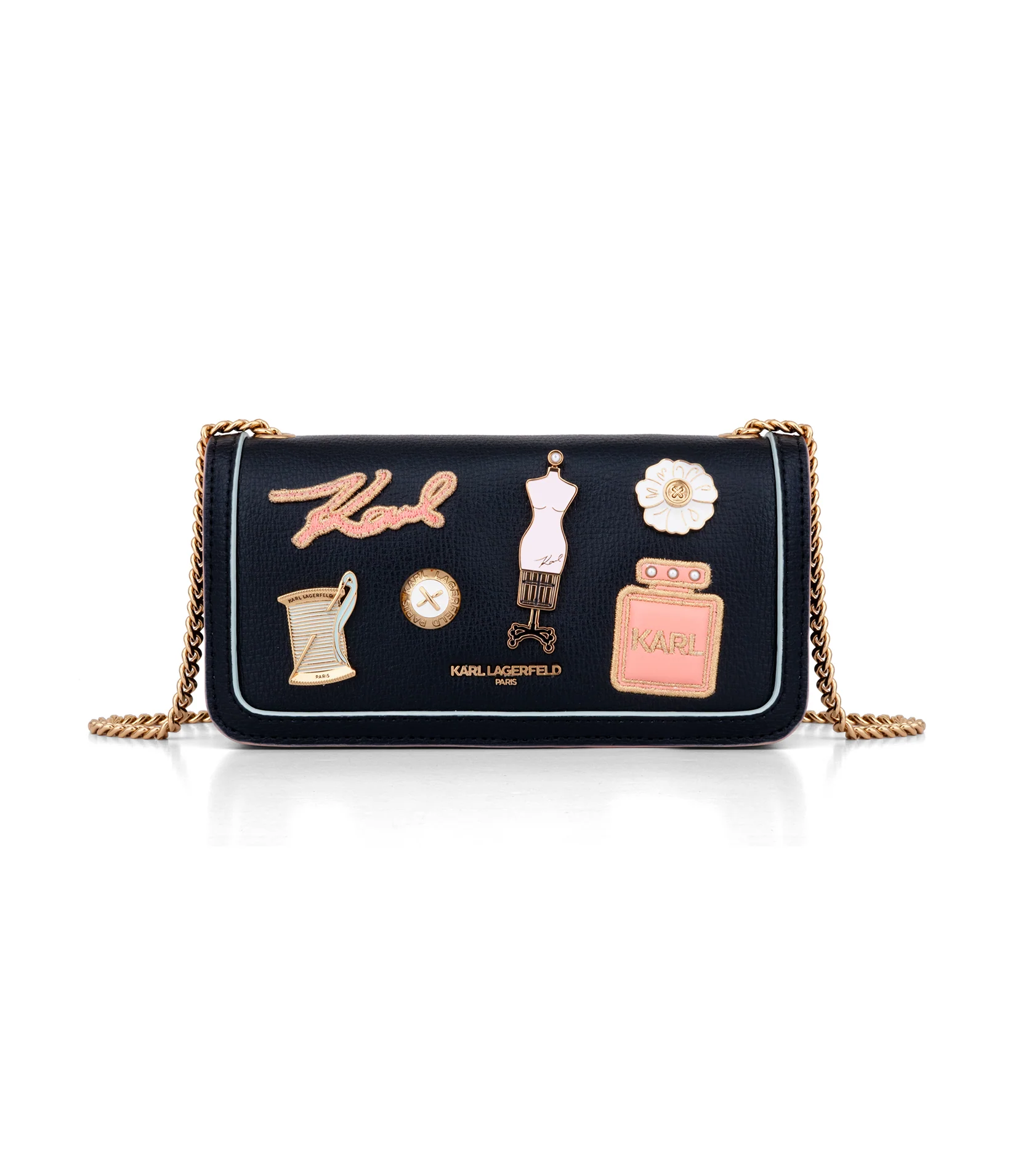 KOSETTE SHOULDER BAG WITH OVERSIZED FASHION PINS - Image 2