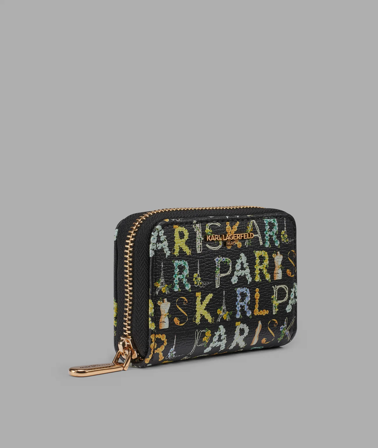 ZIP WALLET WITH KARL ATELIER LOGO - Image 2