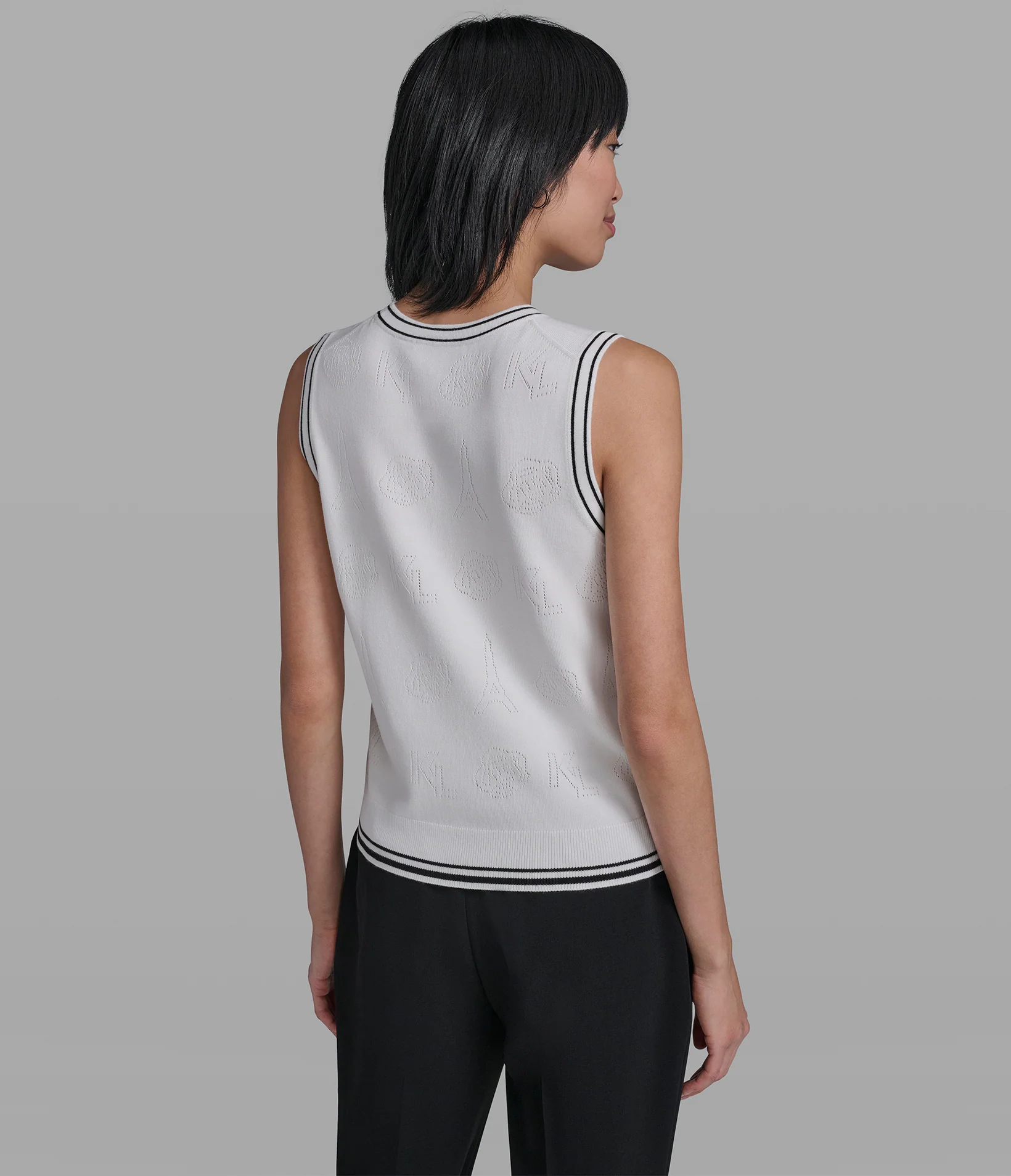 SLEEVELESS SWEATER SHELL - Image 2