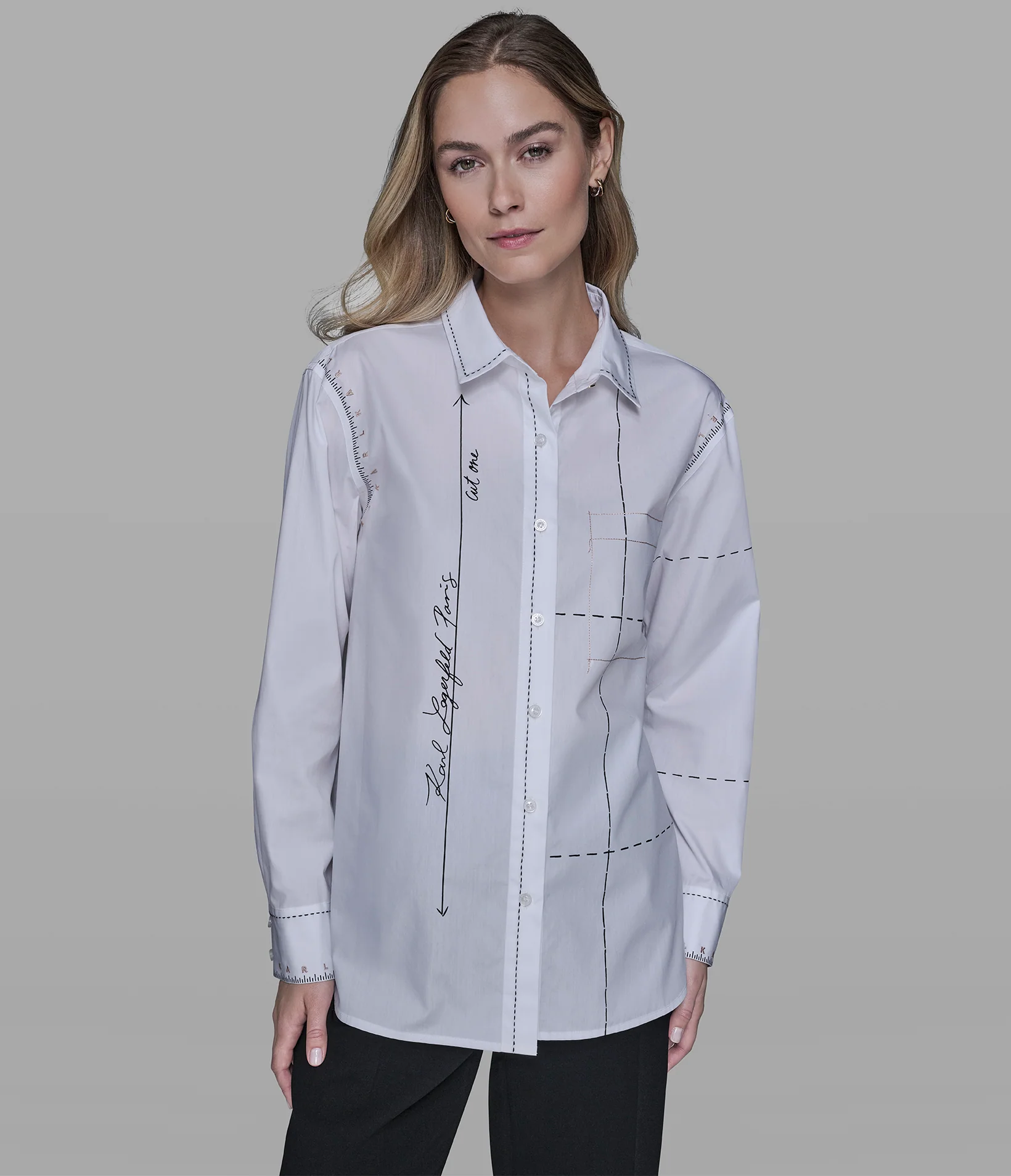 SEWING PATTERN POPLIN SHIRT