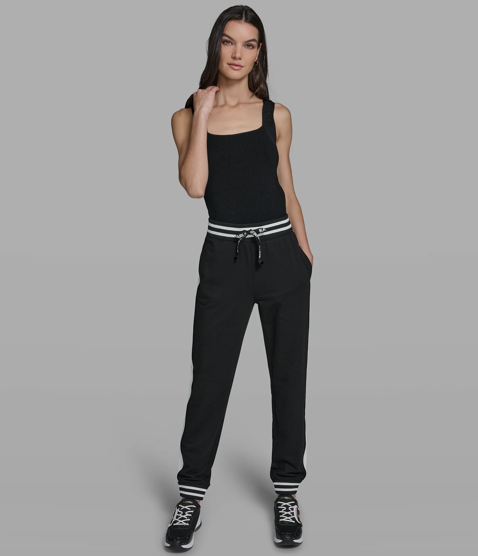 TRACK JOGGER WITH STRIPE DETAIL - Image 5