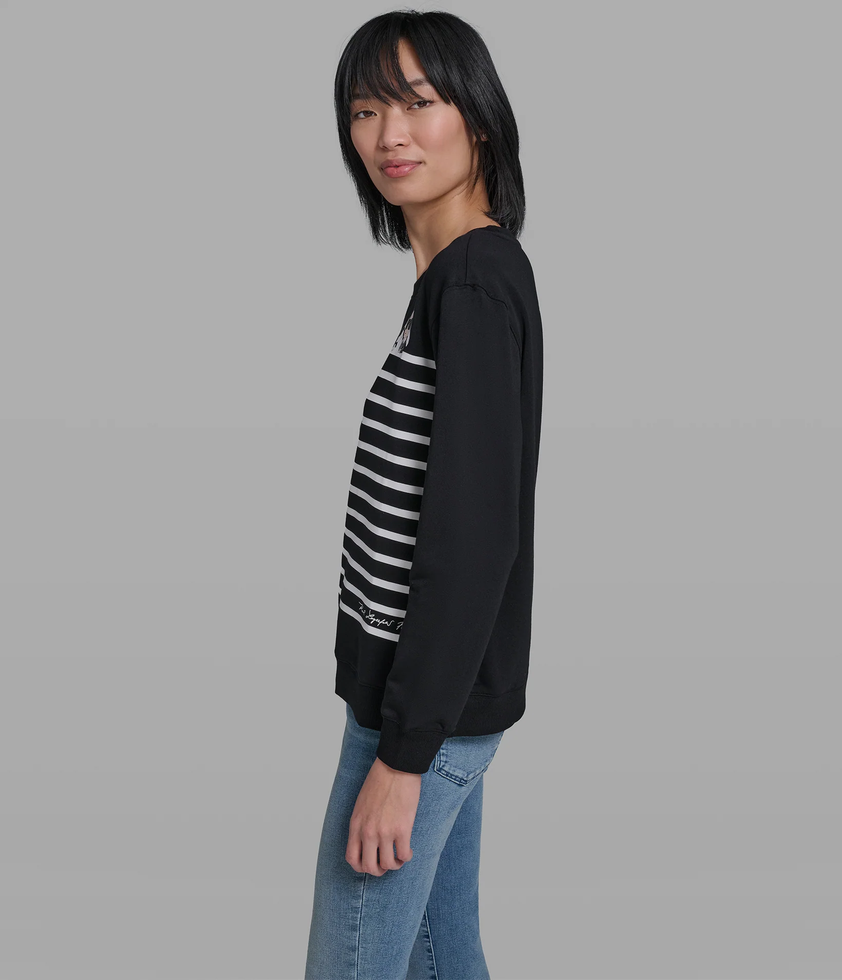 PEEKING DUO STRIPE SWEATSHIRT - Image 3