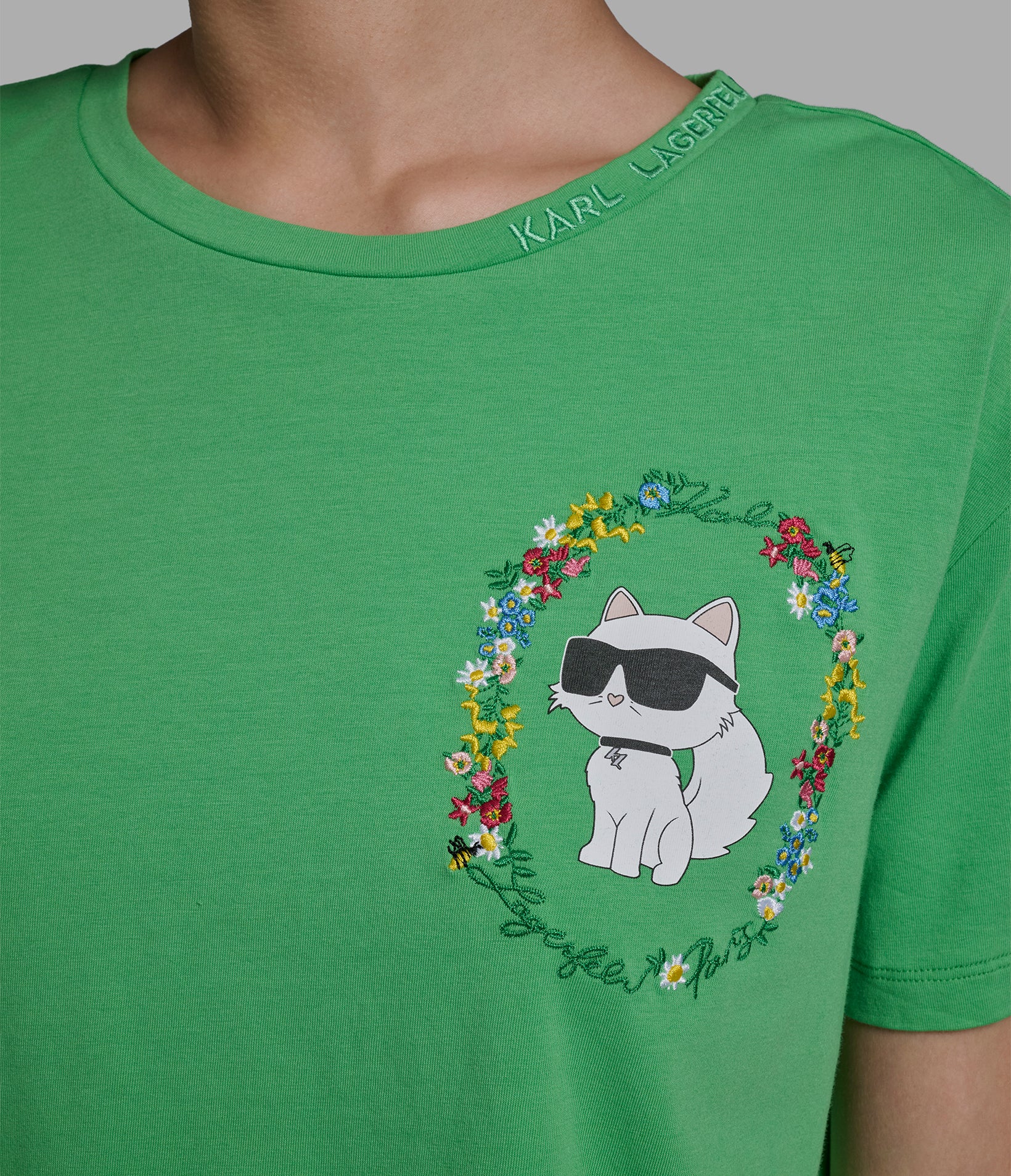 FLORAL FRAME CHOUPETTE TEE - Image 6