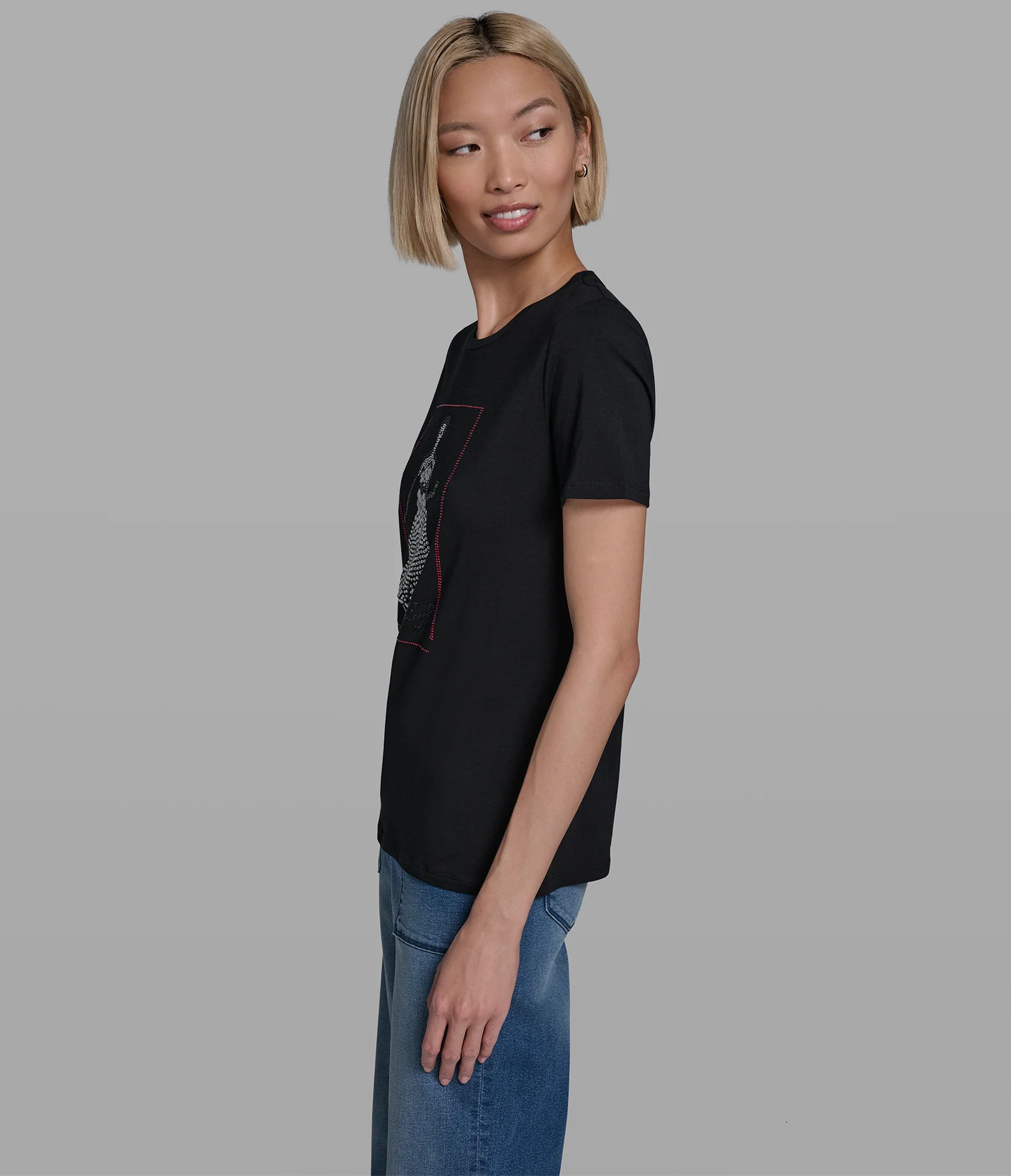 EMBELLISHED SKETCH LOGO TEE - Image 3