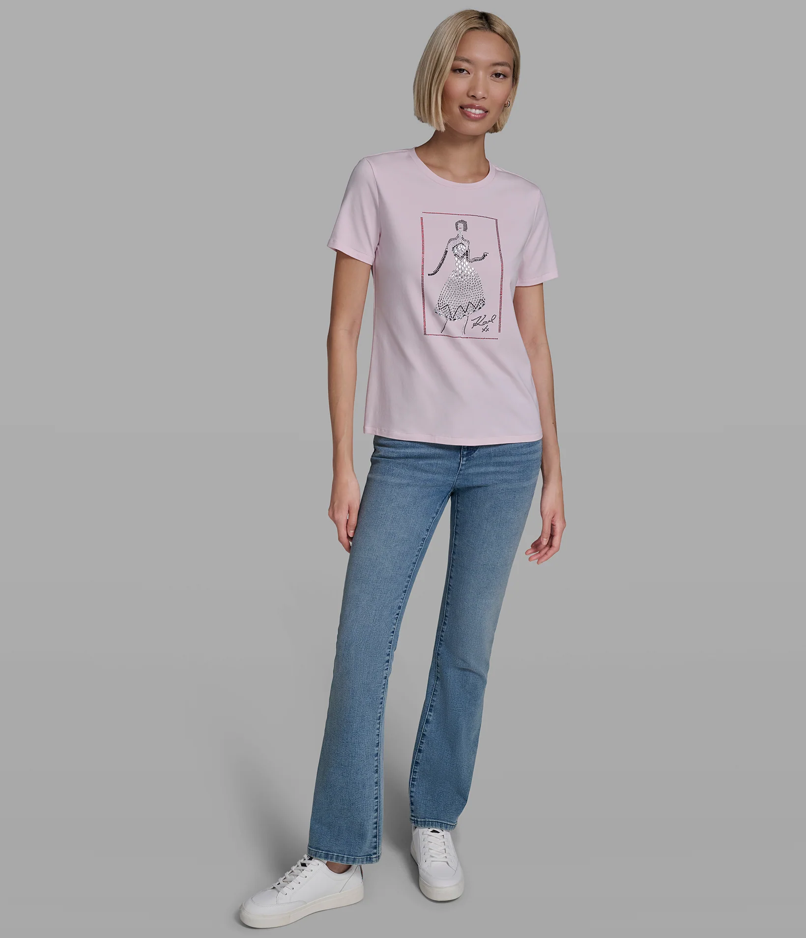 EMBELLISHED SKETCH LOGO TEE - Image 4