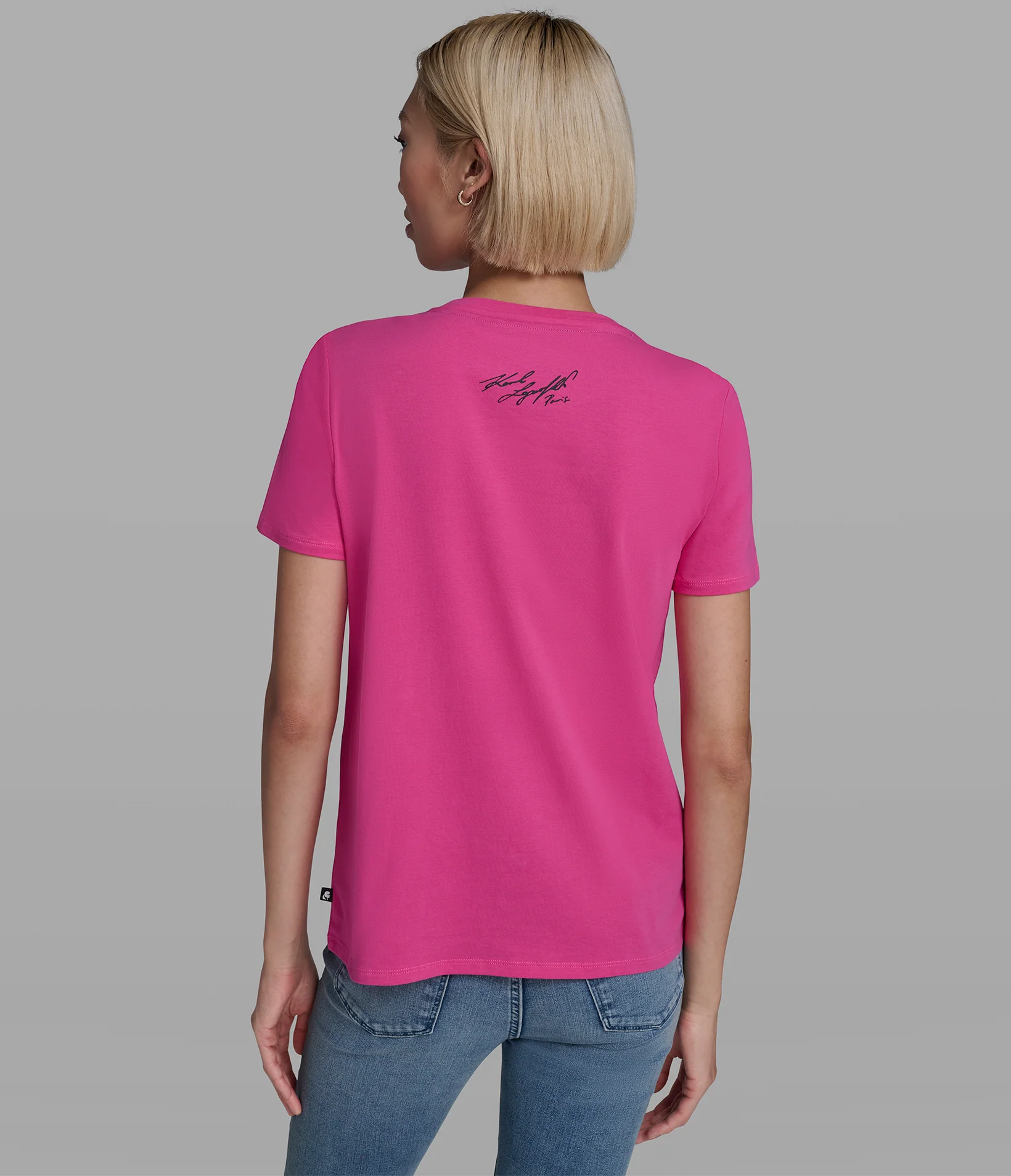 SEQUIN HEART LOGO TEE - Image 2