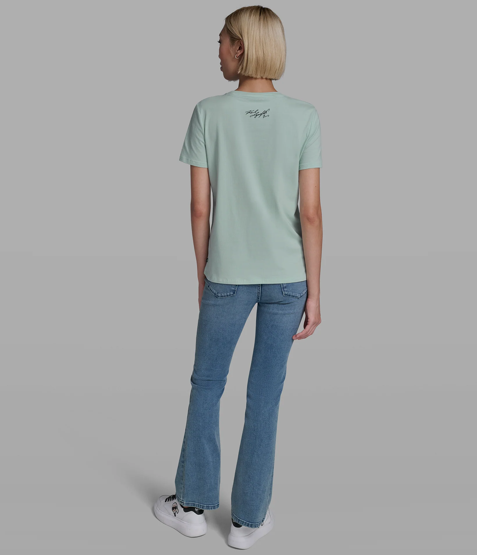 SEQUIN KARL LOGO TEE - Image 4