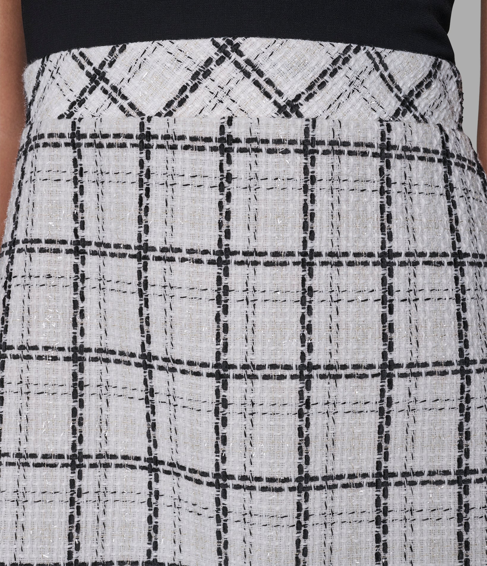PLAID TWEED SKIRT DRESS - Image 5