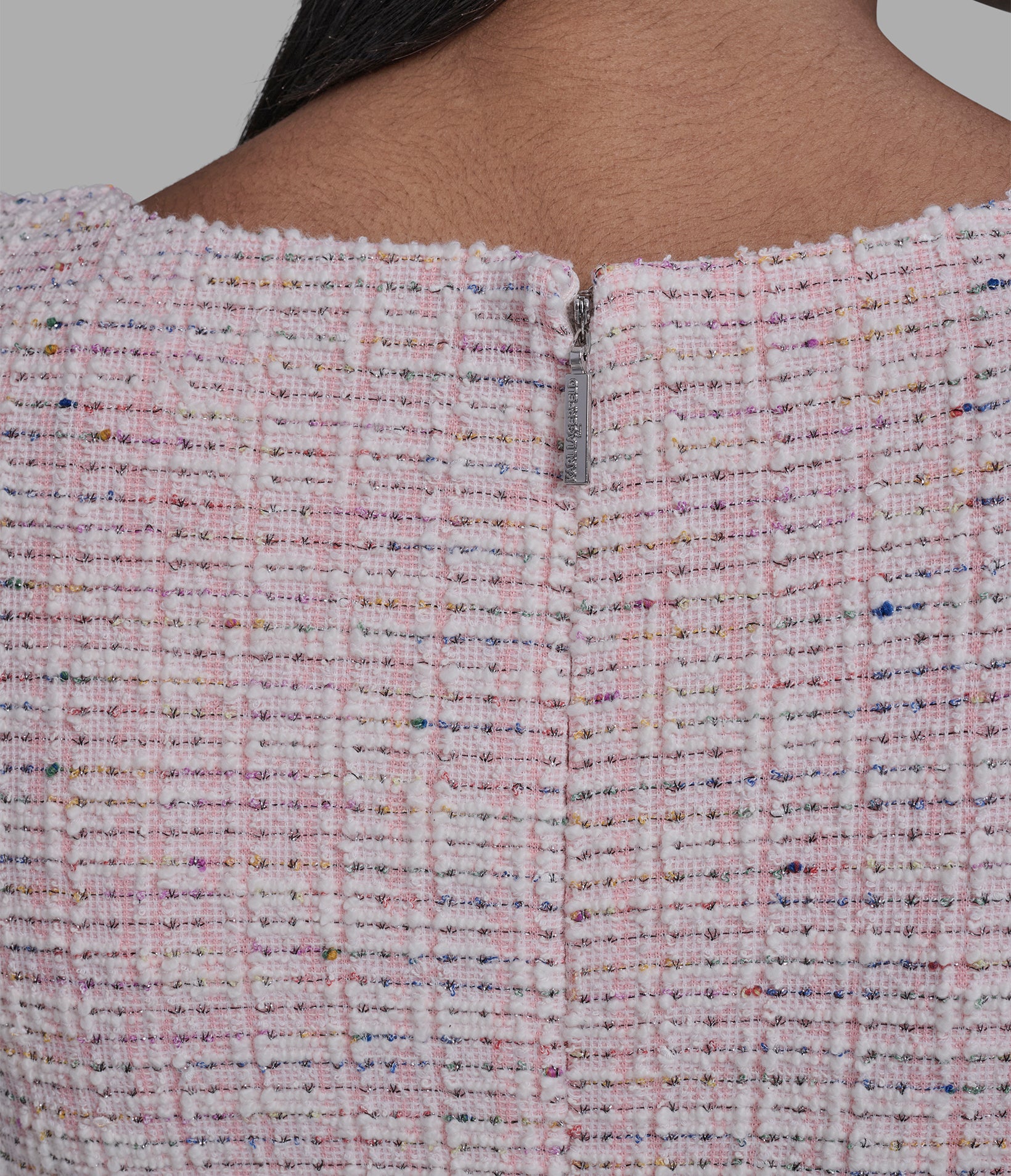 KNIT TWEED DRESS - Image 6