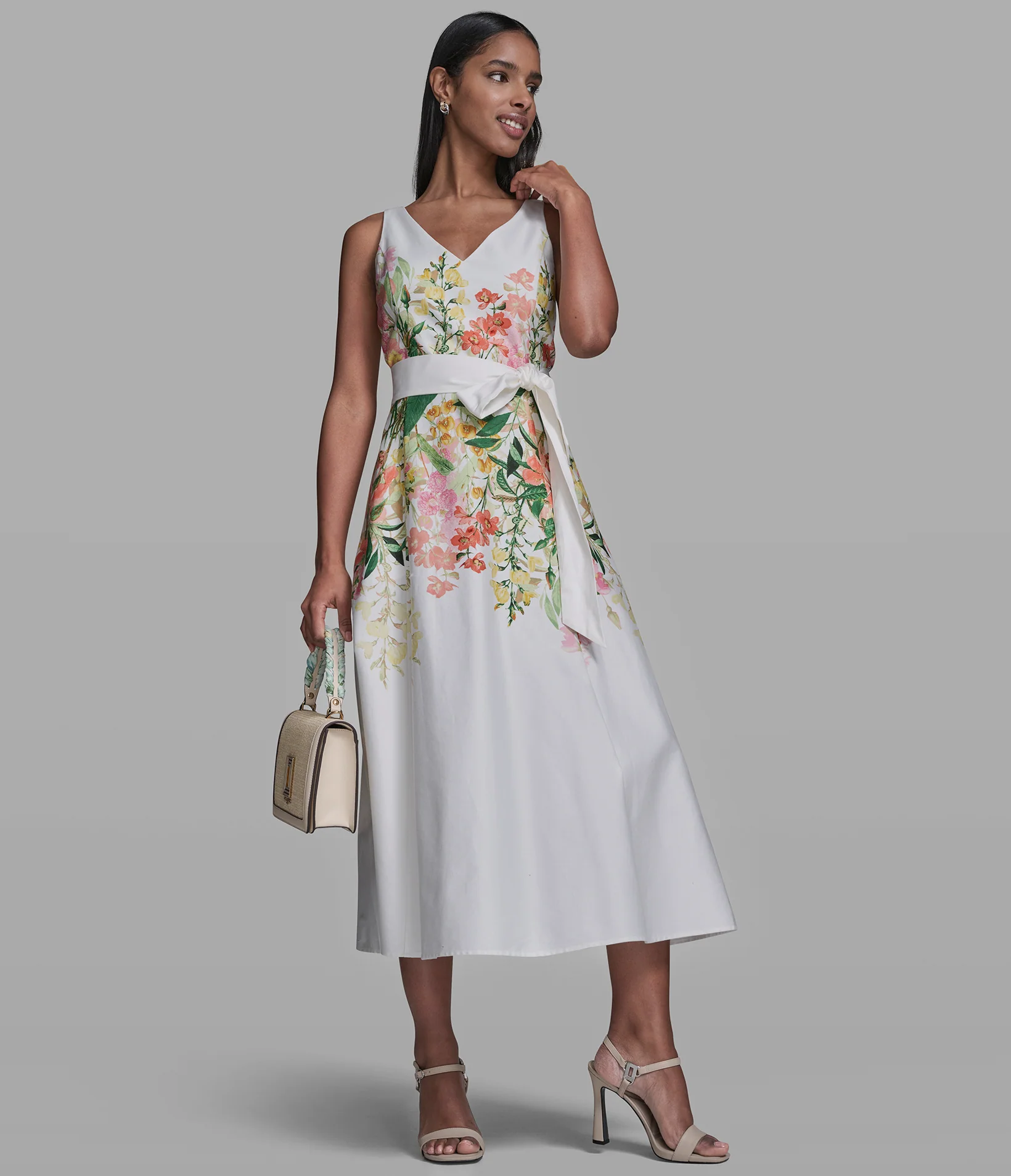 SLEEVELESS FLORAL MAXI DRESS - Image 5