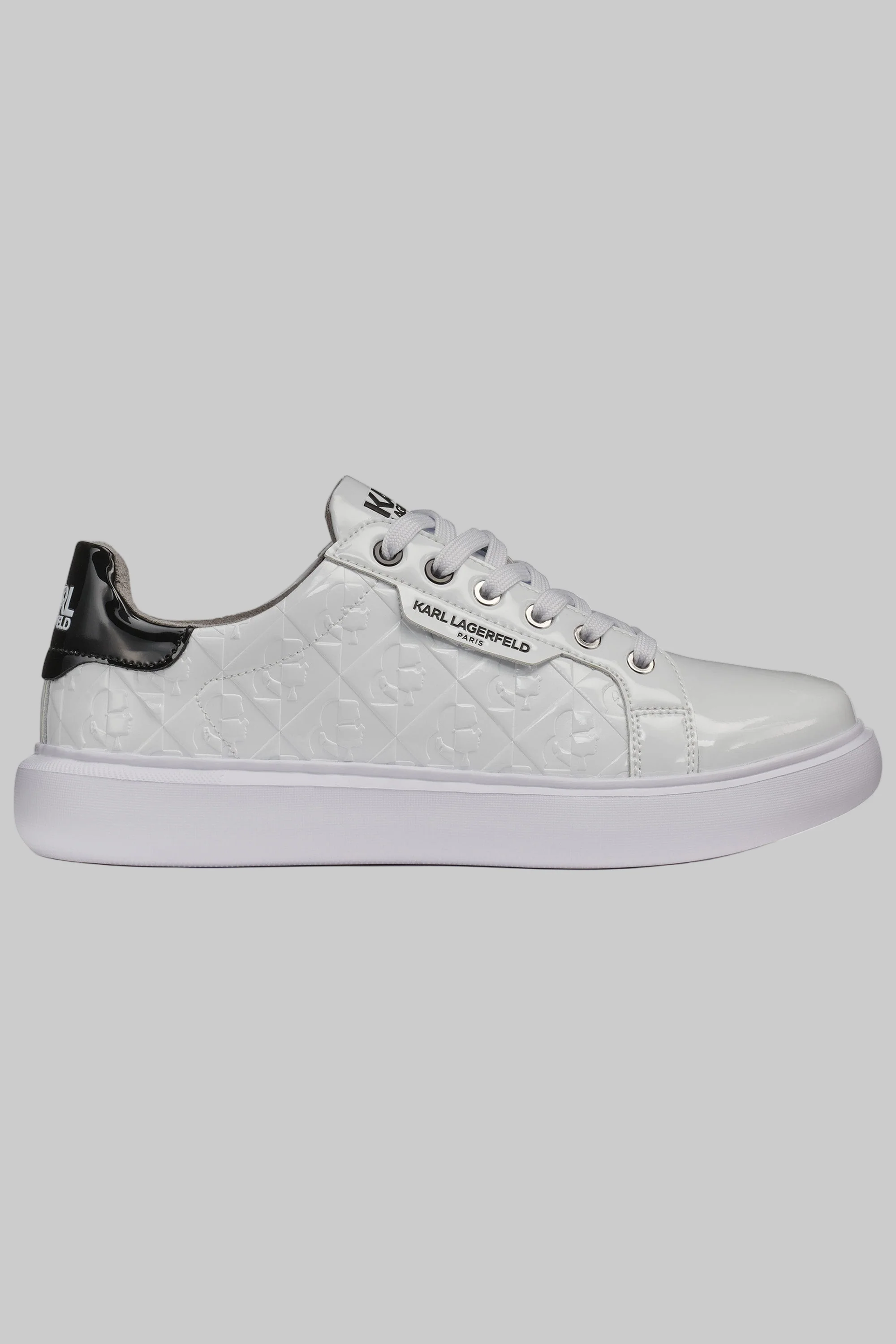 PATENT SNEAKER WITH SIDE 3D KARL HEAD