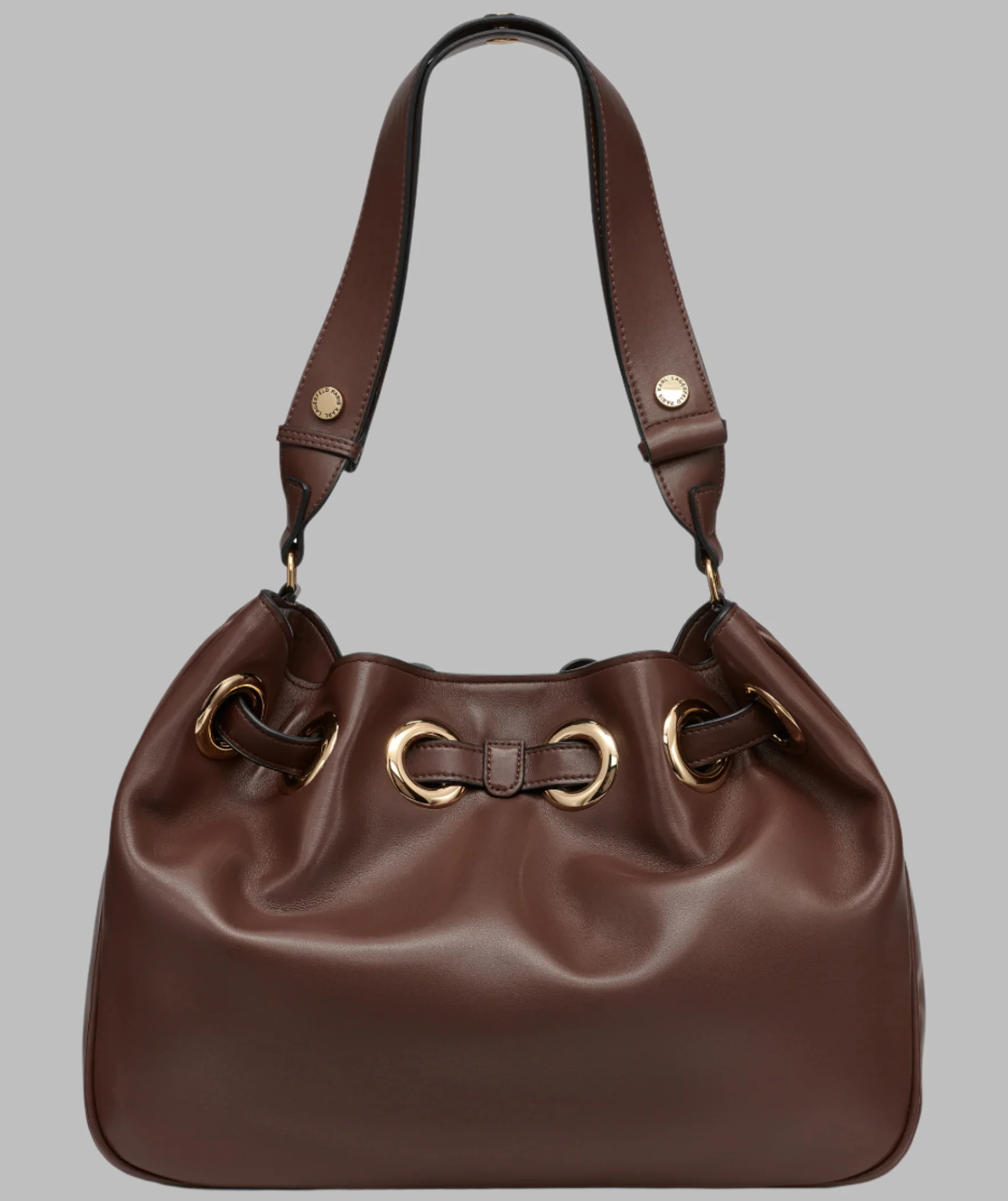 DESIREE SMALL LEATHER HOBO BAG - Image 4