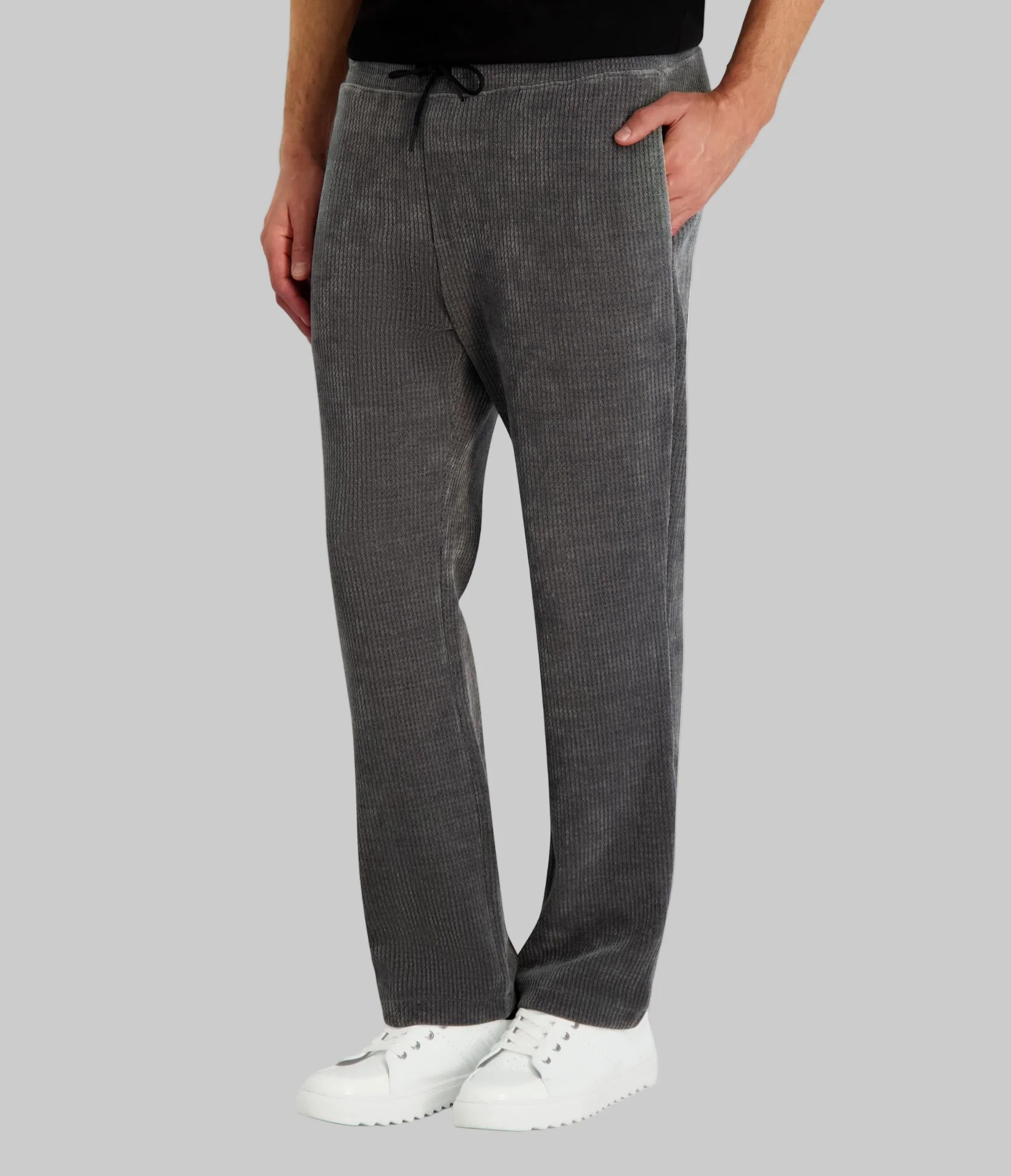MID-RISE FAUX KNIT CORD JOGGER - Image 3