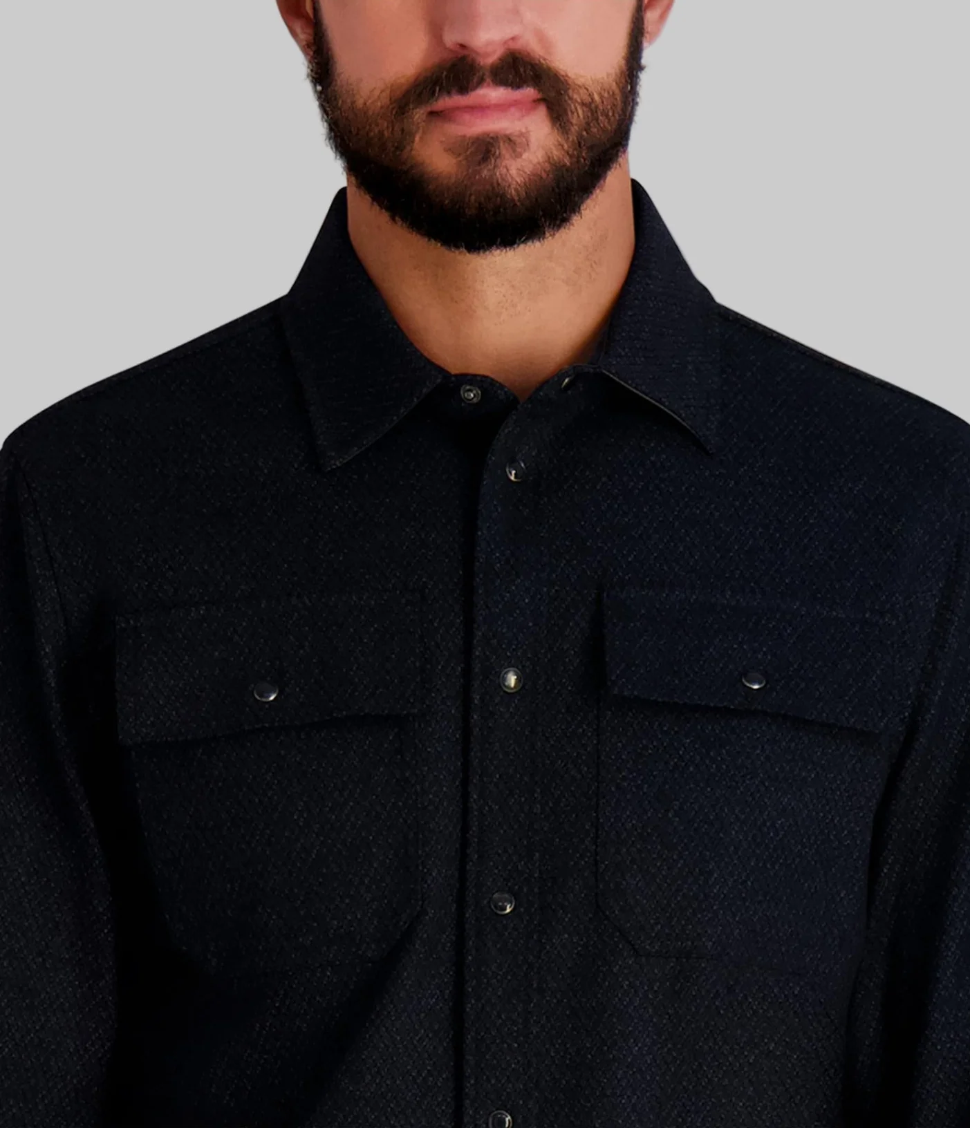 PLAID UTILITY SHIRT JACKET - Image 6