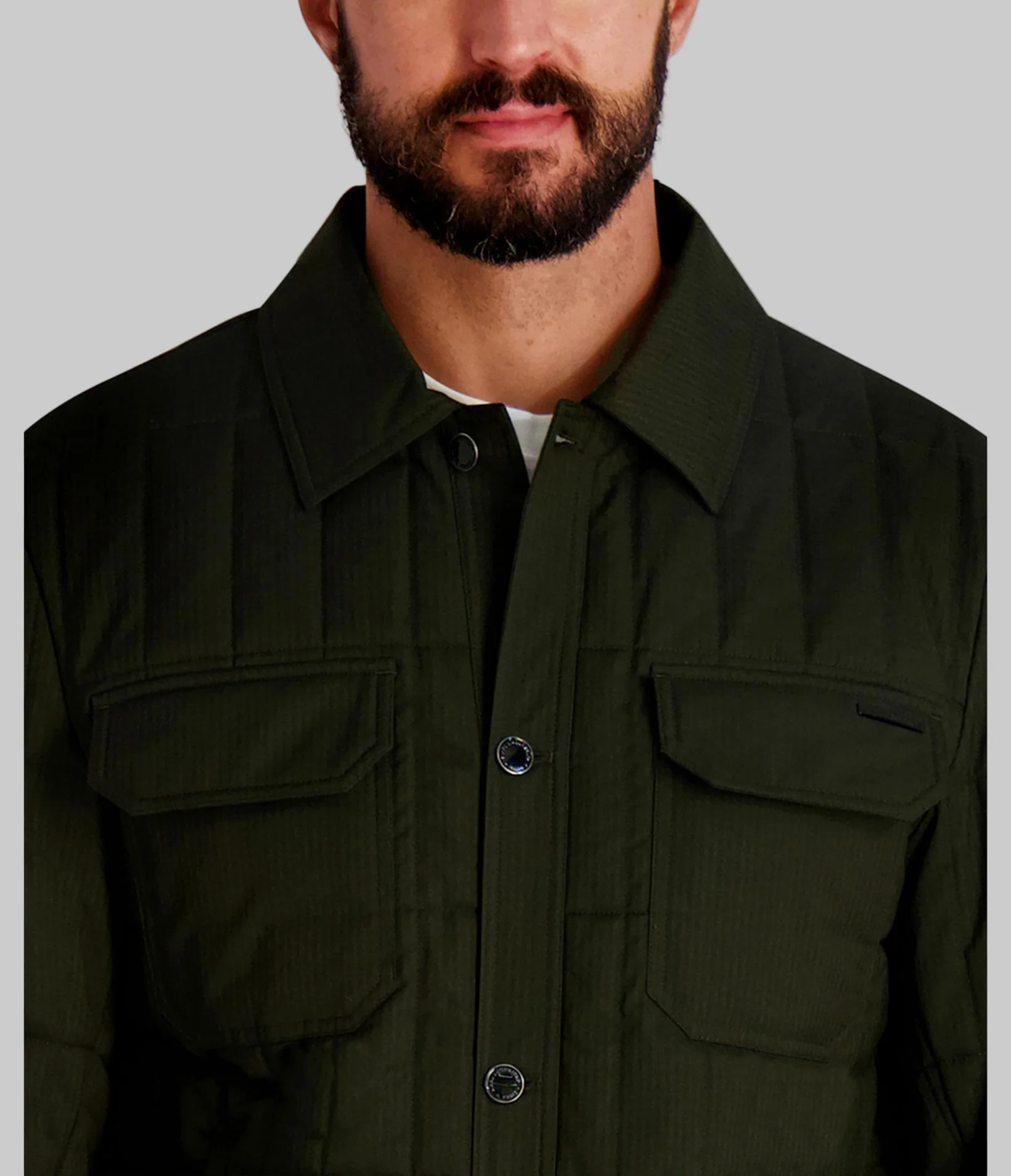 QUILTED SHIRT JACKET - Image 5