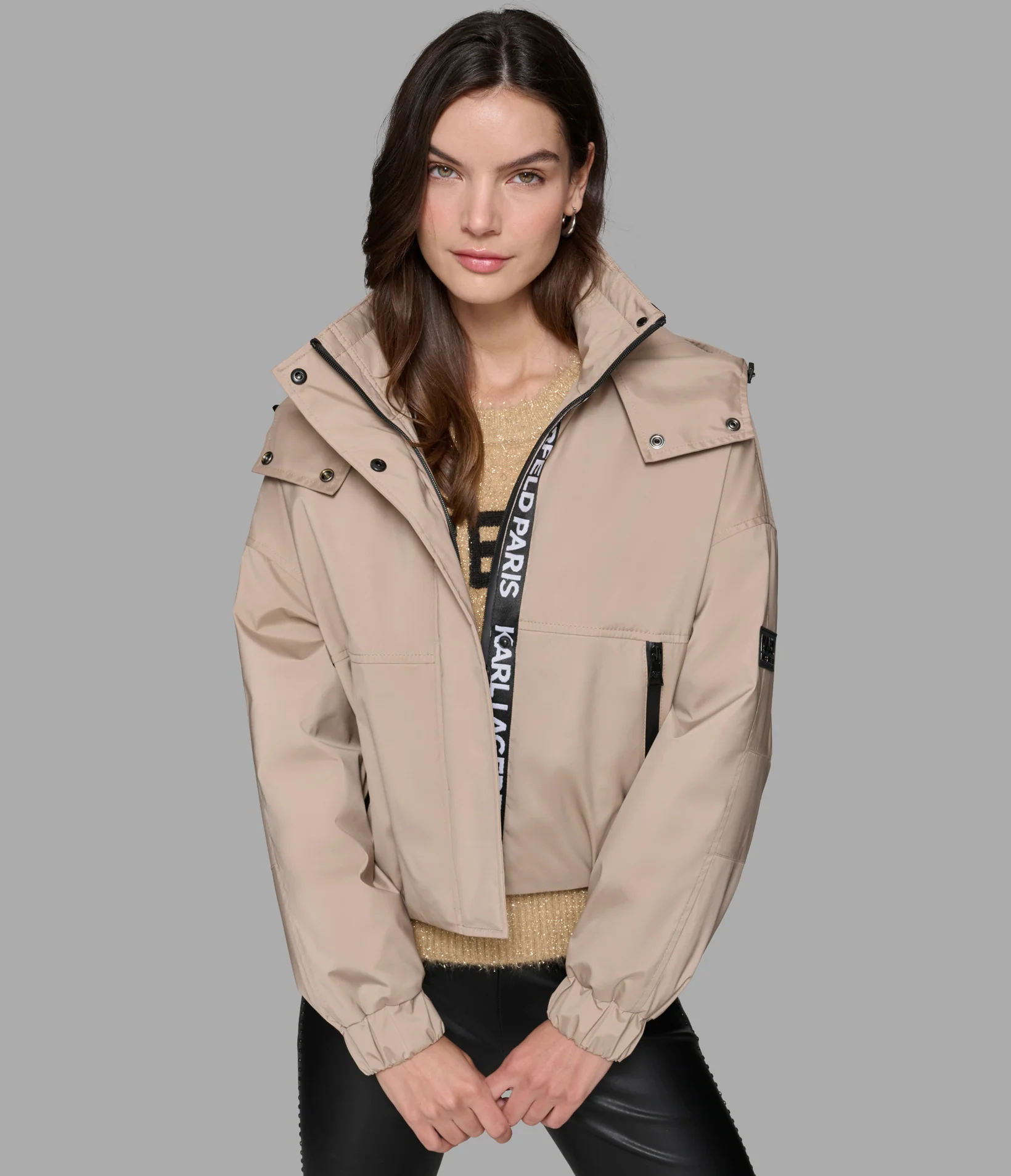 CROPPED LOGO BOMBER - Image 4