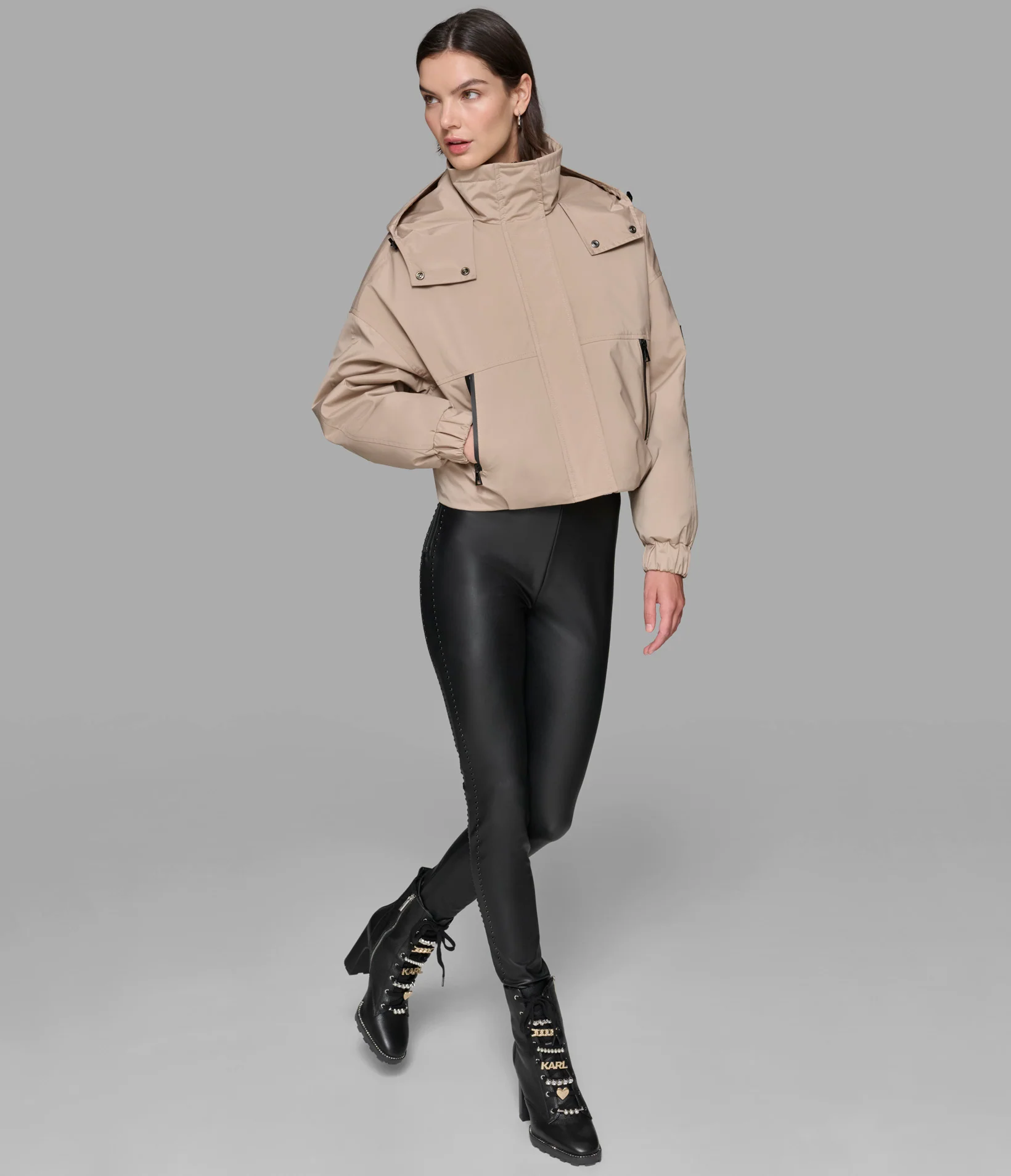 CROPPED LOGO BOMBER - Image 7